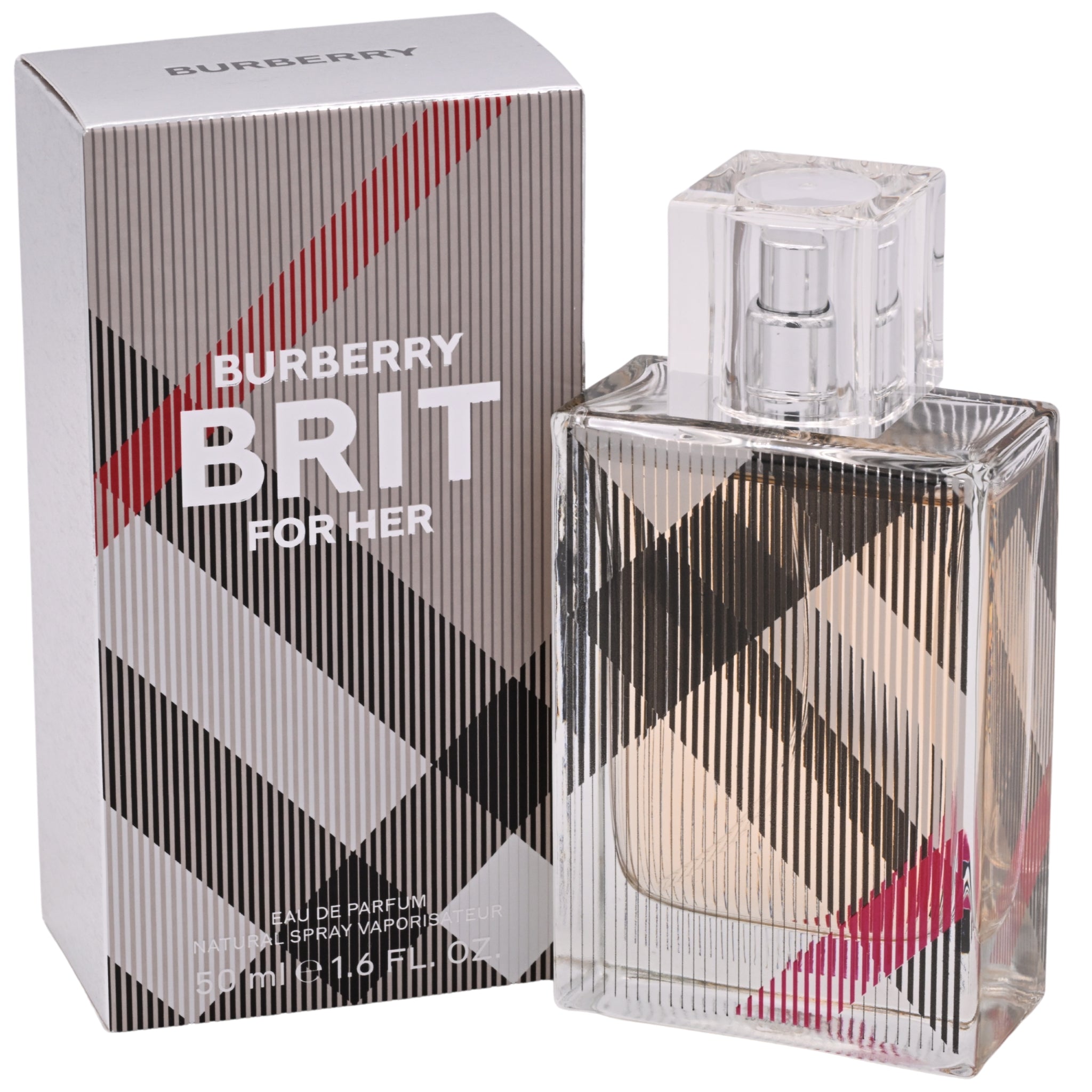 Burberry Brit for Her Eau de Parfum Spray for Women 1.6 oz (50 ml) by Burberry