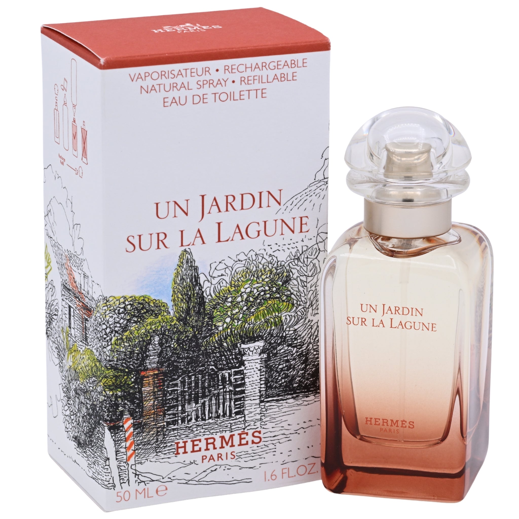 Hermes Un Jardin Sur La Lagune EDT Spray Unisex 1.6 oz 50ml New Box