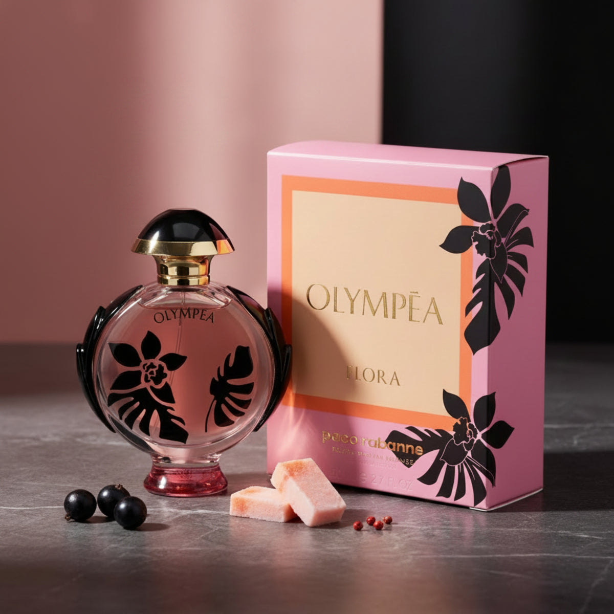Paco Rabanne Olympea Flora EDP Intense Spray Women 2.7 oz New Box