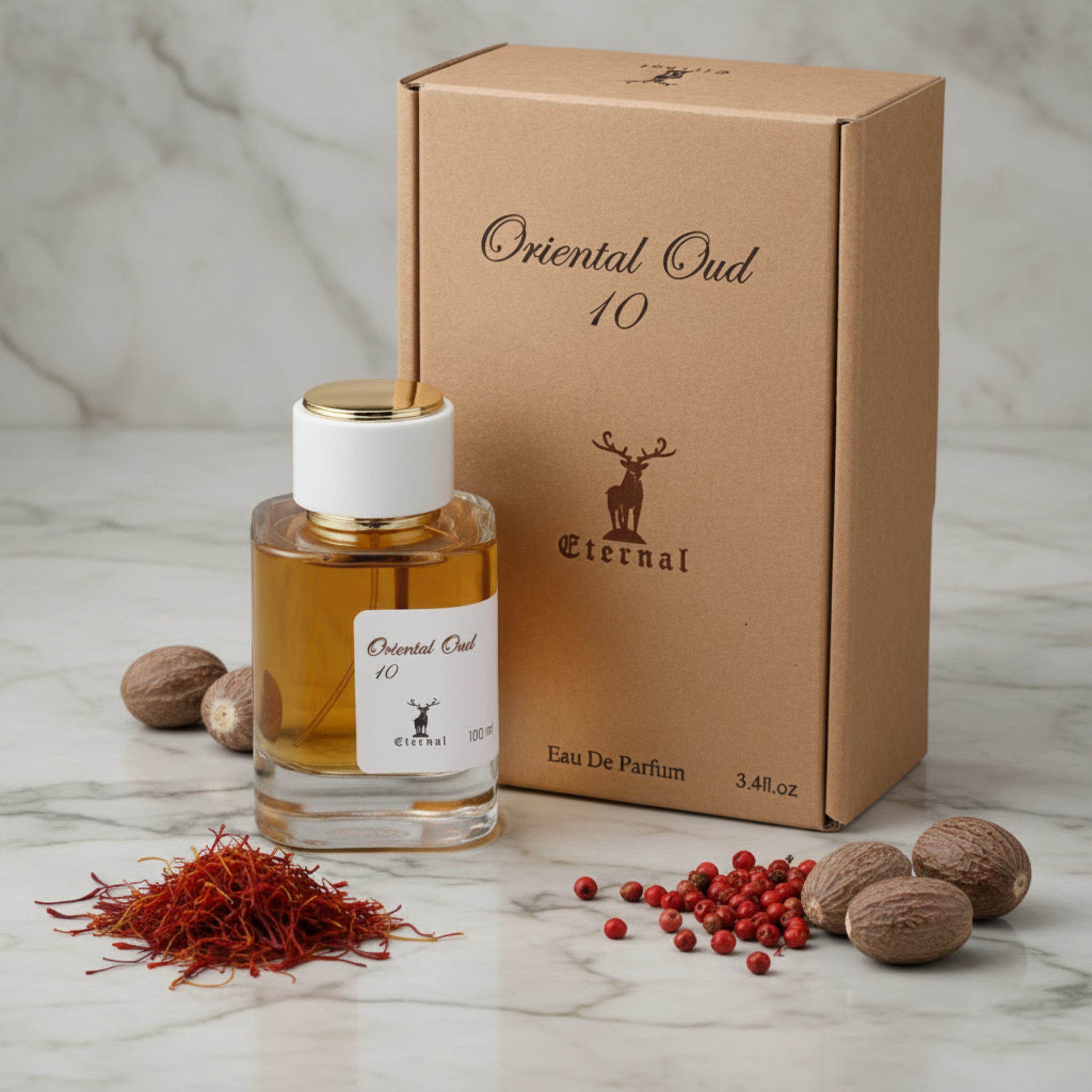 Khalis Oriental Oud 10 Eternal Collection EDP Spray Men 3.4 oz 100ml