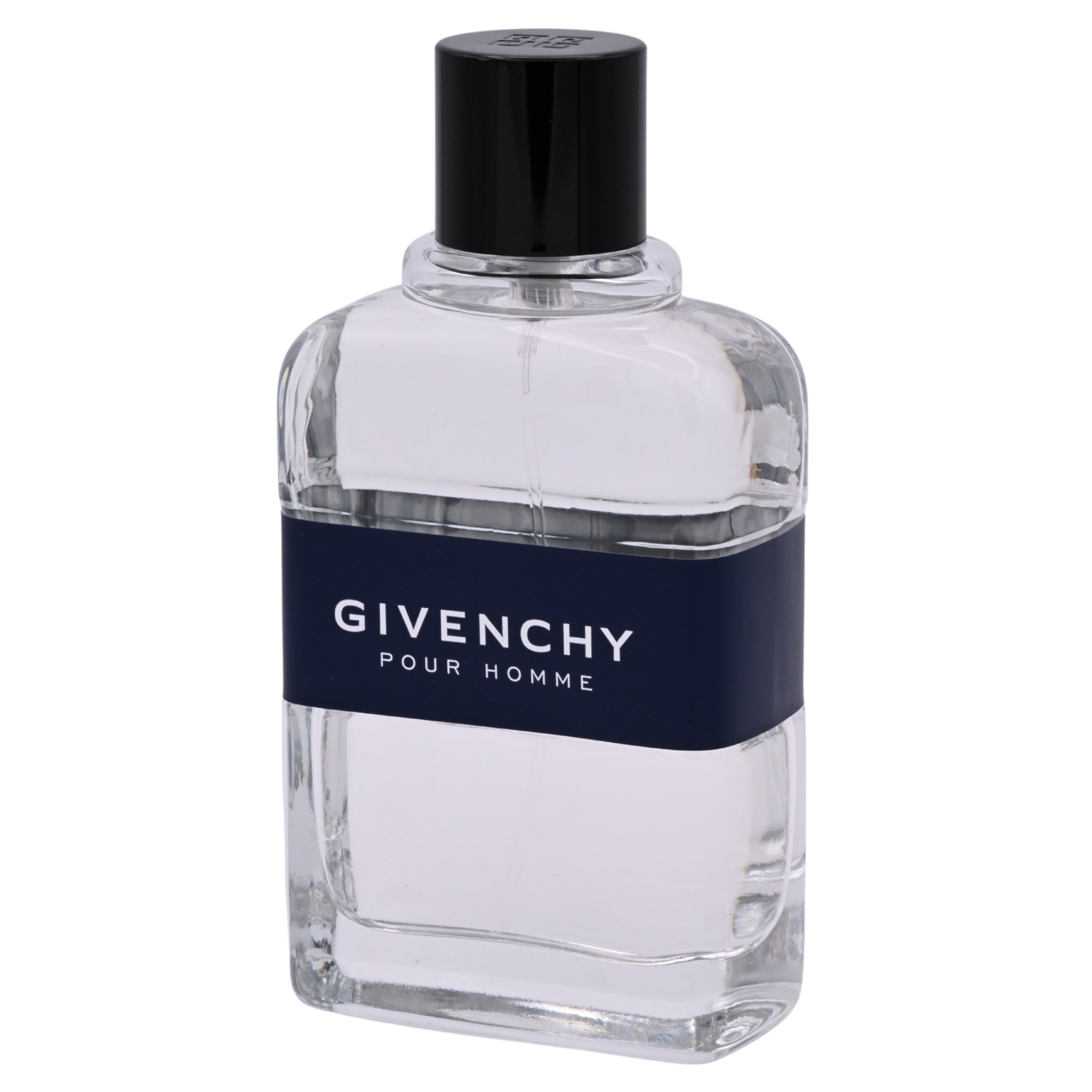 Givenchy Pour Homme perfume bottle on a white background