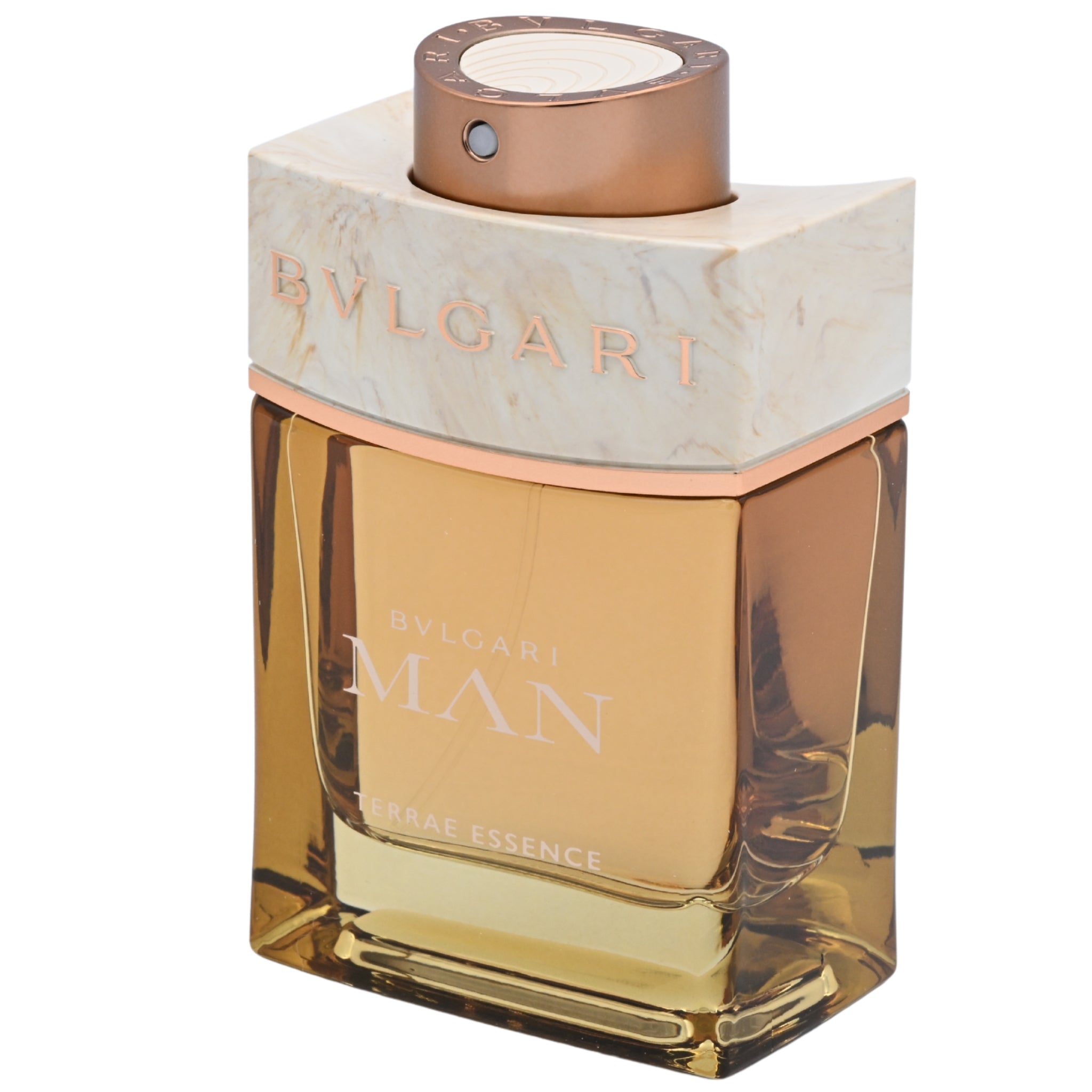 Bvlgari Man Eau de Parfum bottle on a white background
