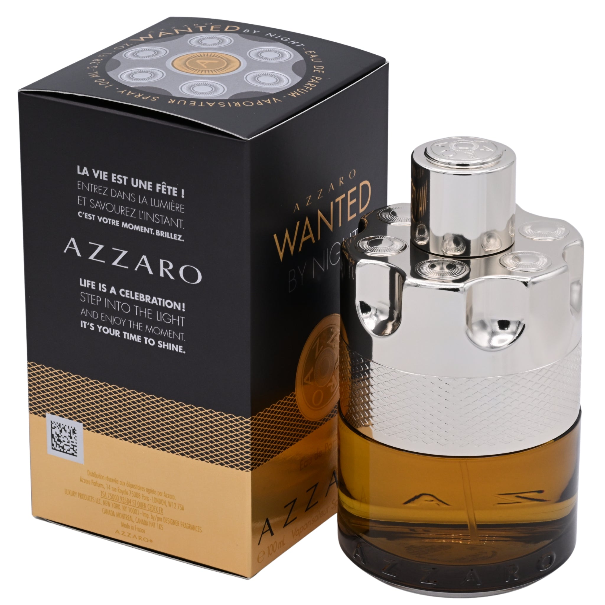 Azzaro Wanted by Night by Azzaro cologne for him EDP 3.3 / 3.4 oz New in Box