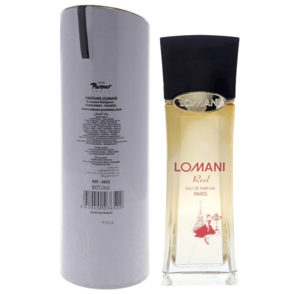 Lomani Red Eau de Parfum (EDP) Spray for Women 3.3 oz / 100 ml