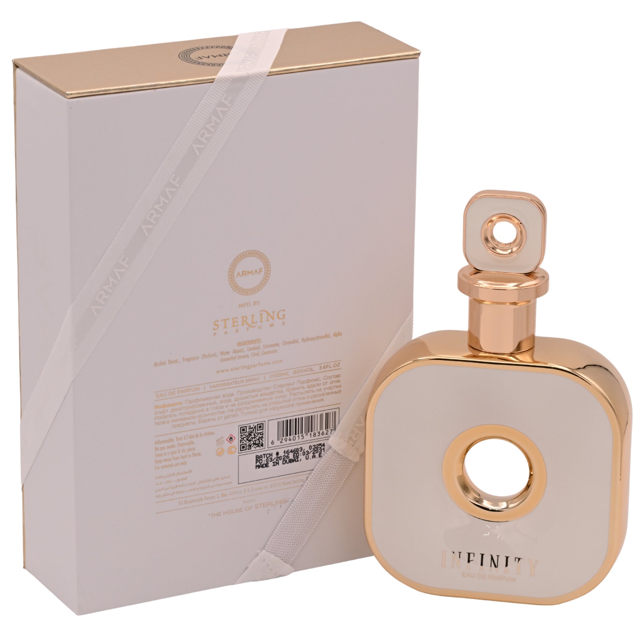 Armaf Infinity Gold Eau de Parfum Spray for Women 3.4 oz (100 ml) New Retail Box