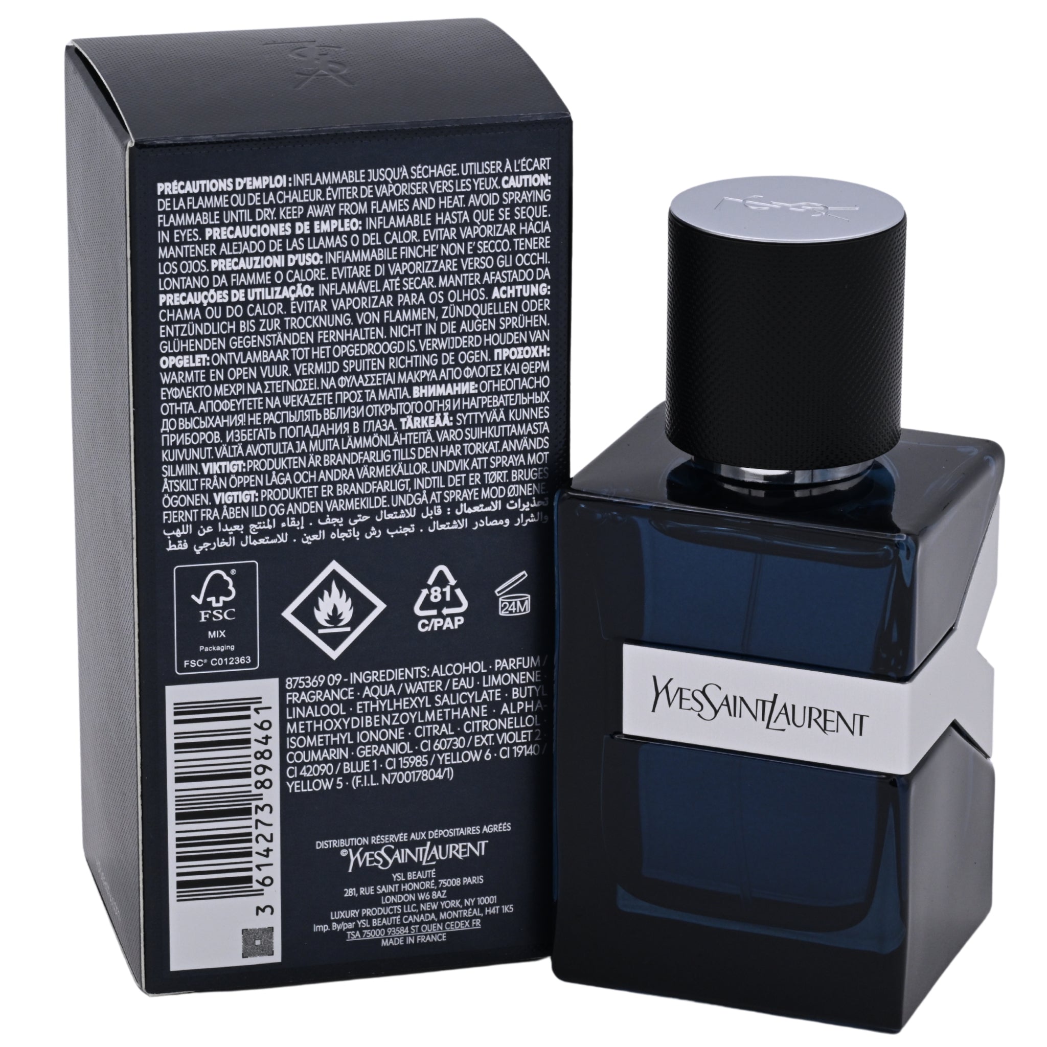 Yves Saint Laurent Y Eau de Parfum Intense Spray for Men 2.0 oz (60 ml) by Yves Saint Laurent