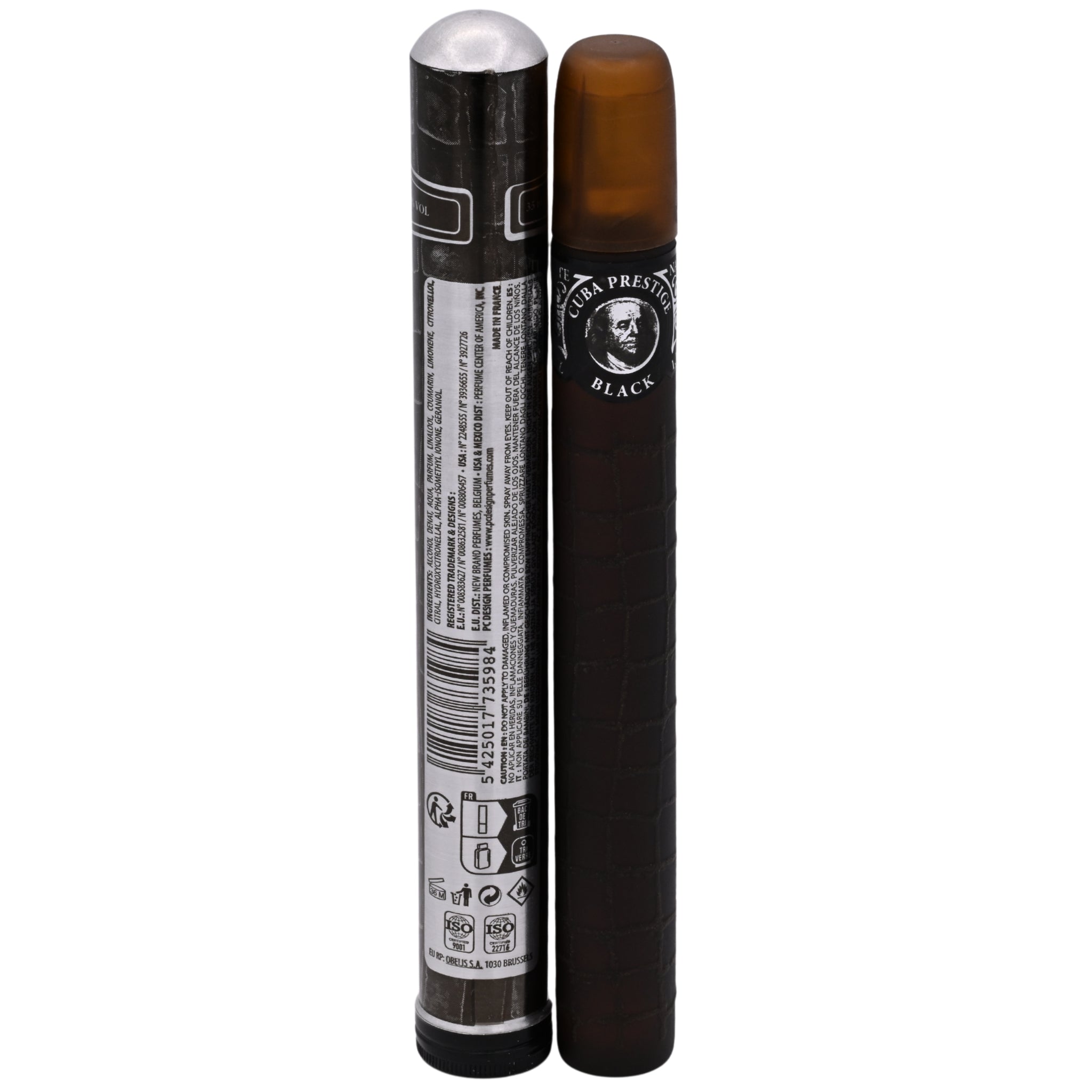 Cuba Prestige Black by Cuba Eau de Toilette Spray for Men 1.17 fl oz New in Can