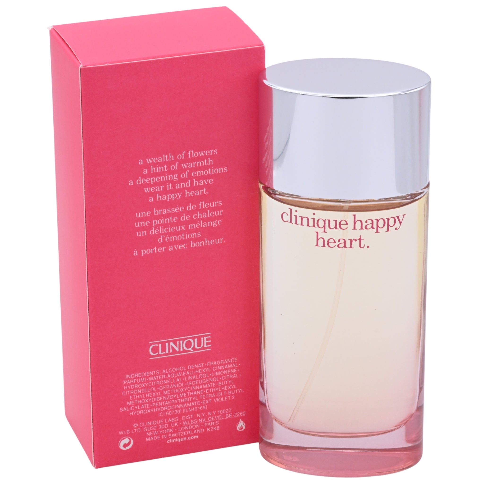 HAPPY HEART by Clinique Perfume for Women EDP 3.3 / 3.4 oz New in Box