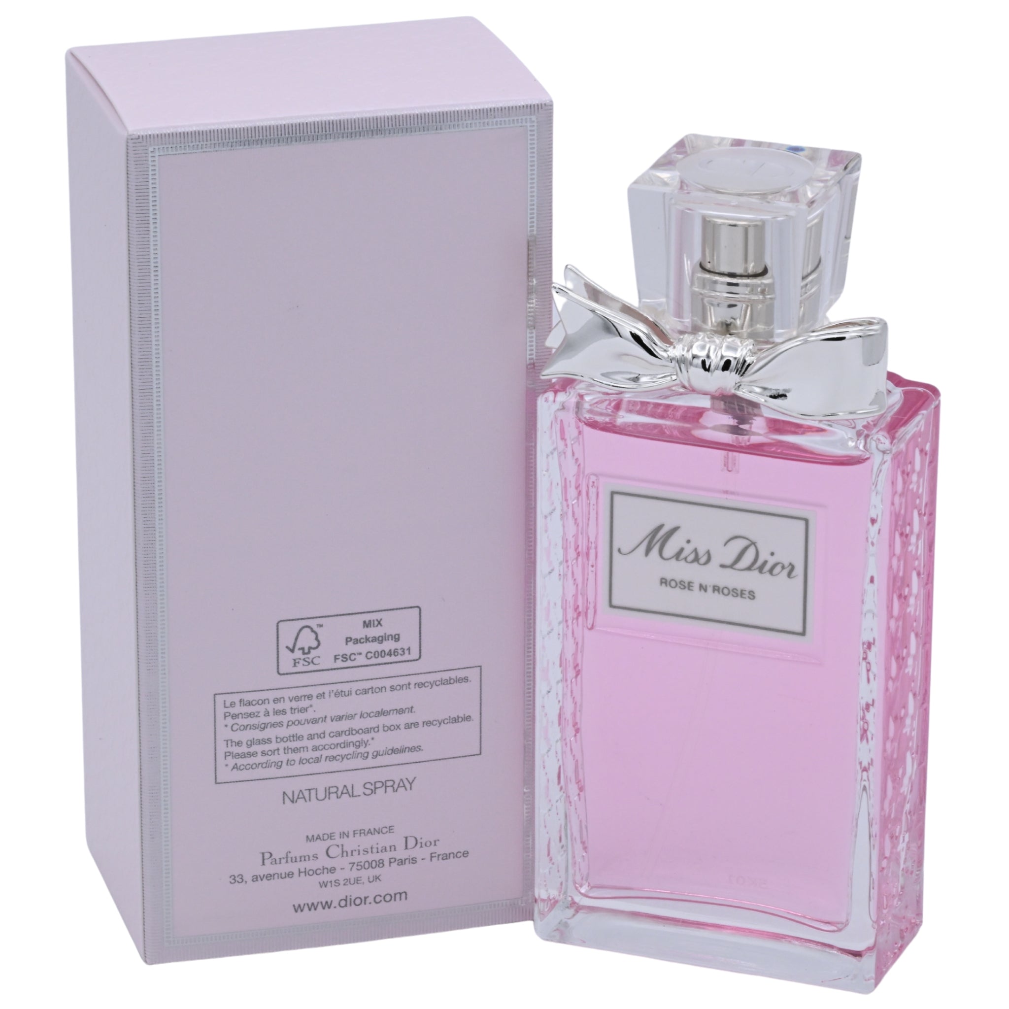 Christian Dior Miss Dior Rose N'Roses Eau de Toilette Spray for Women 1.7 fl oz (50 ml)