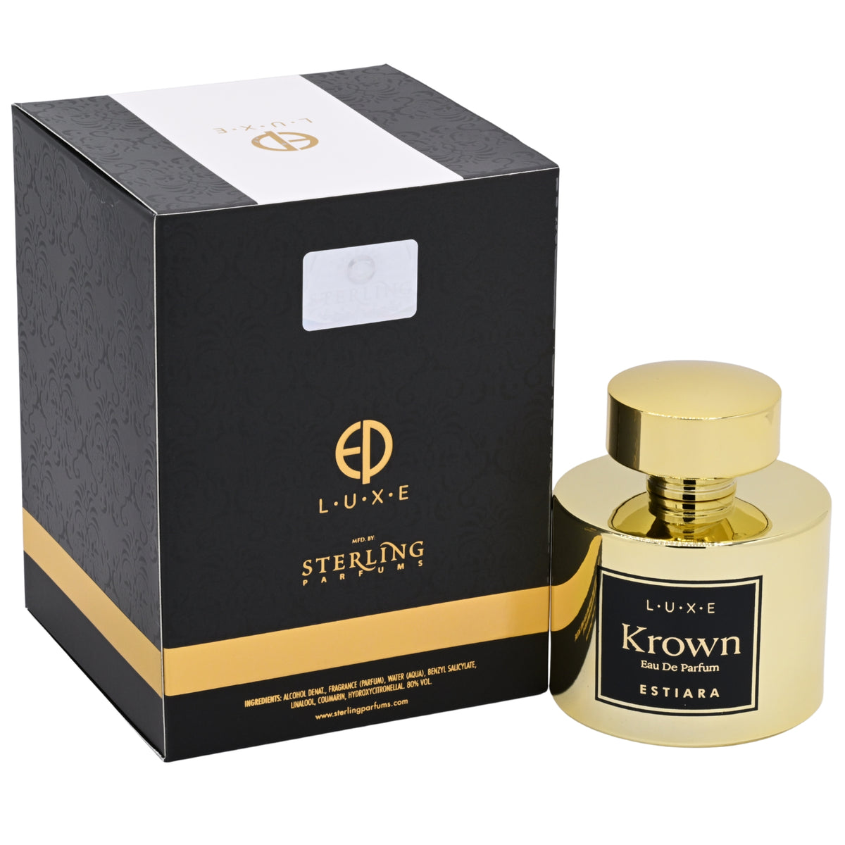 Estiara Luxe Krown Eau de Parfum Spray for Women 3.4 oz (100 ml)