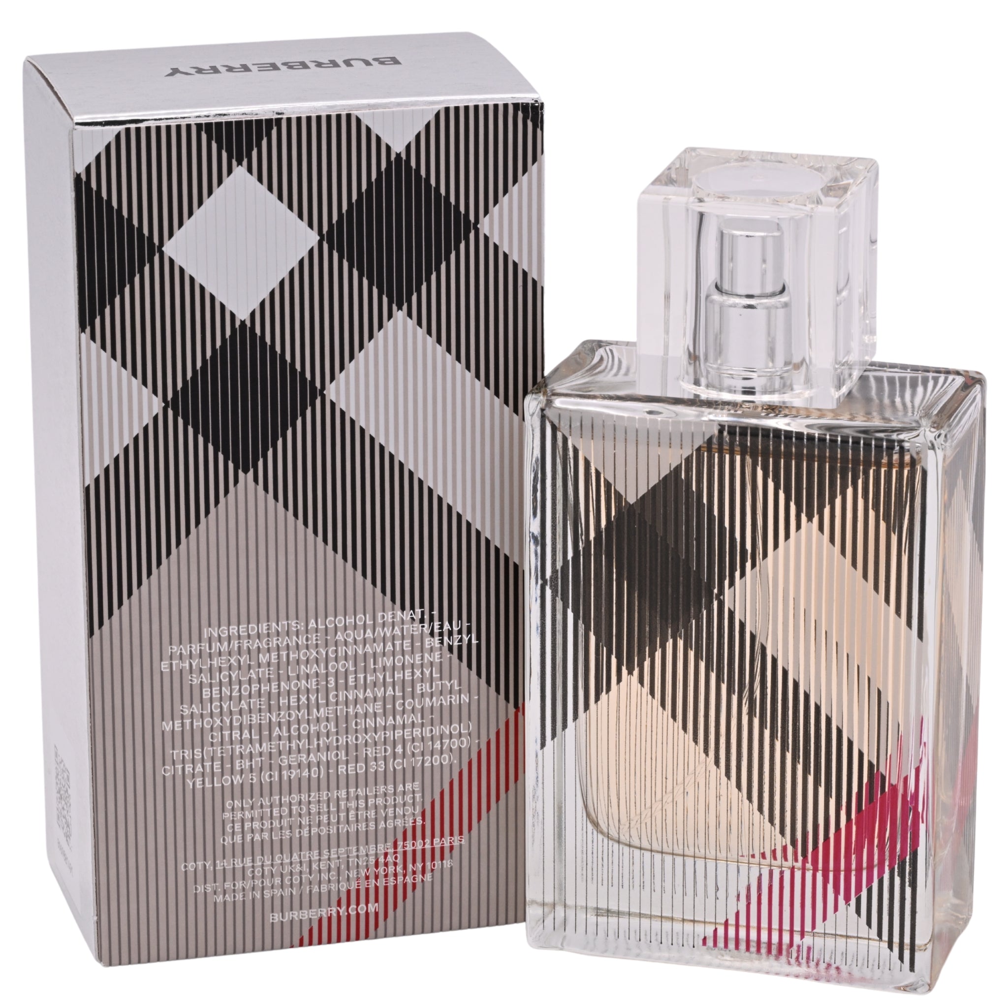 Burberry Brit for Her Eau de Parfum Spray for Women 1.6 oz (50 ml) by Burberry