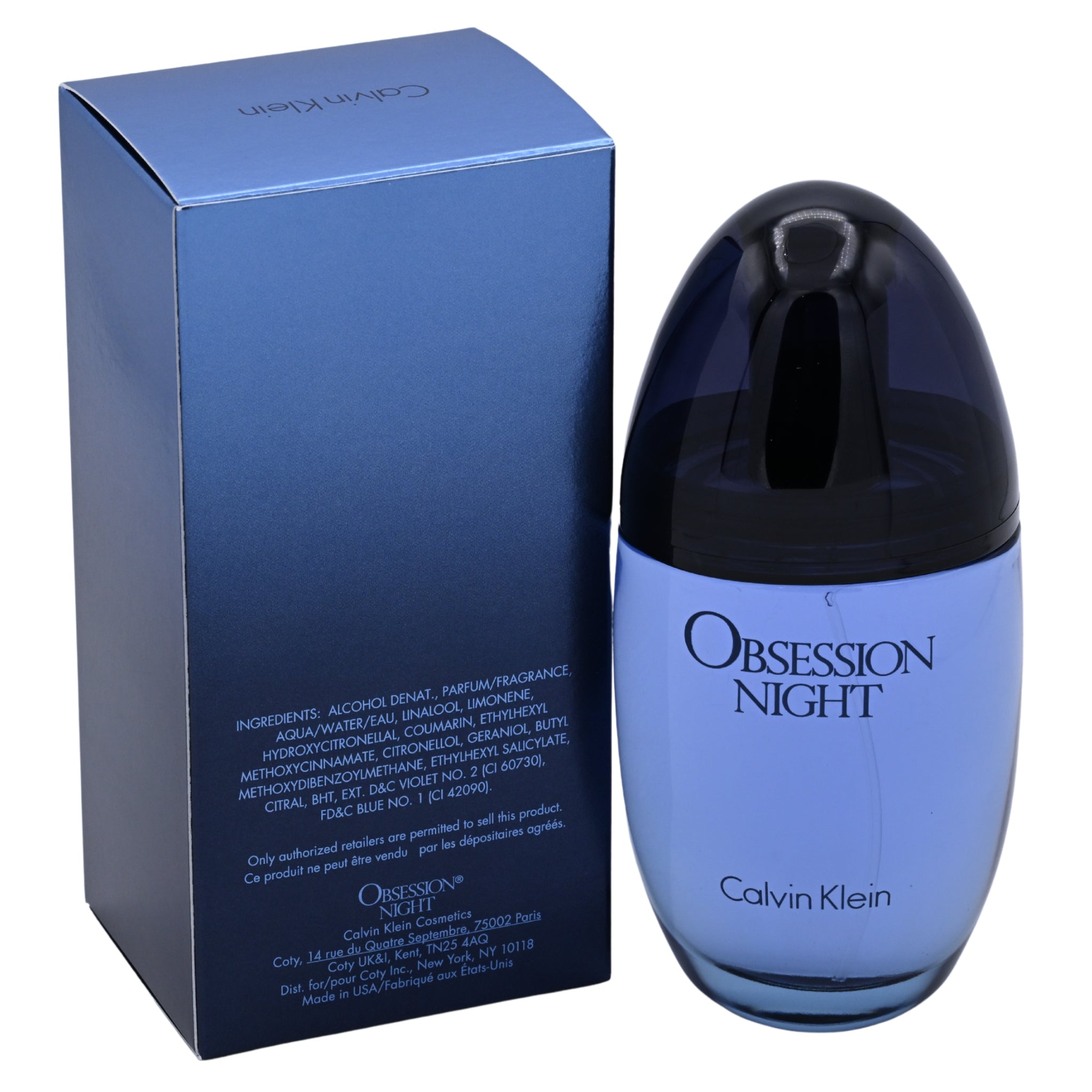 OBSESSION NIGHT by Calvin Klein Perfume for Women 3.3 / 3.4 oz EDP New in Box