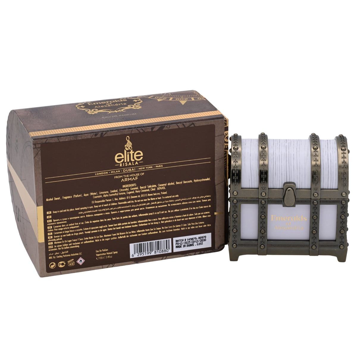 Risala Emeralds Of Alexandria EDP Spray Unisex 3.4 oz 100ml New Box