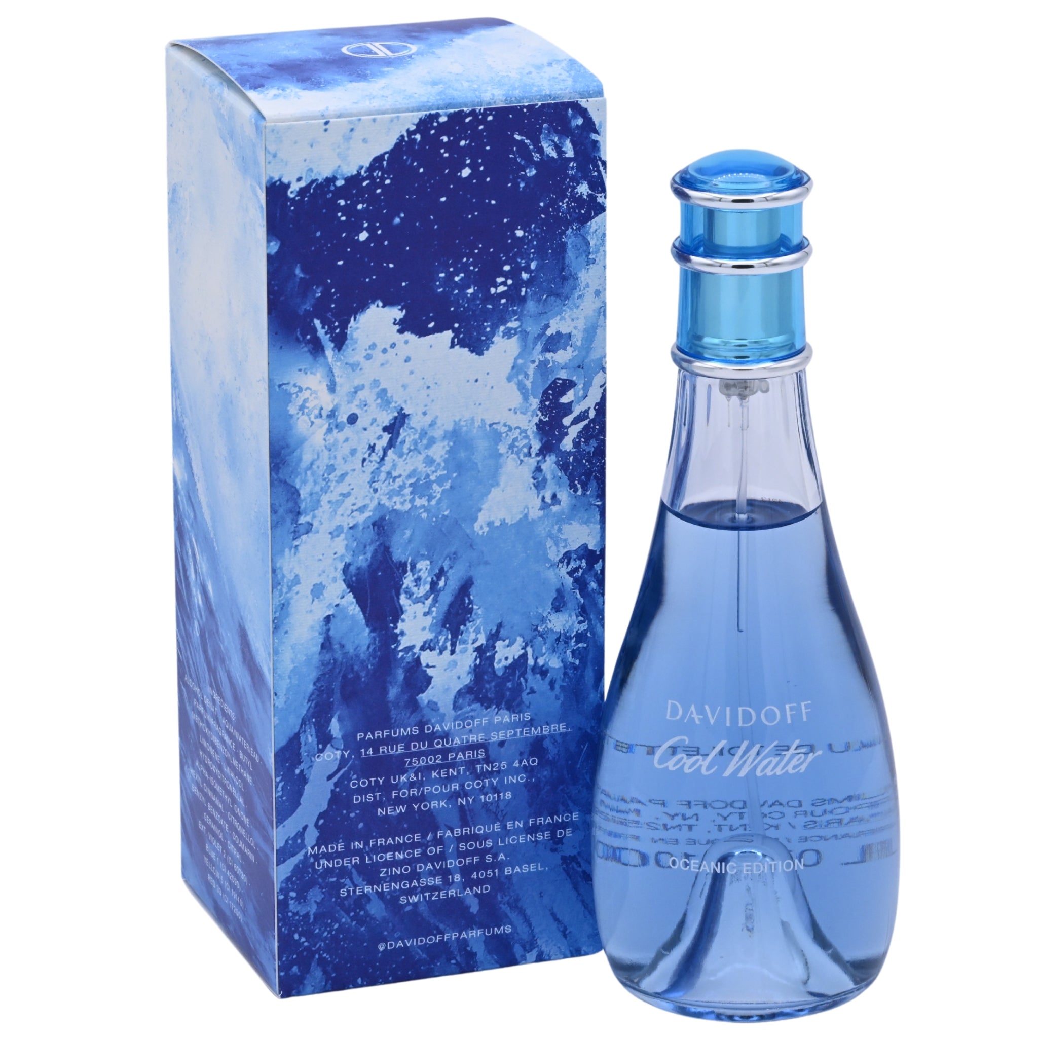 Davidoff Cool Water Oceanic Edition Eau de Toilette Spray for Women 3.3 oz (100 ml) by Davidoff