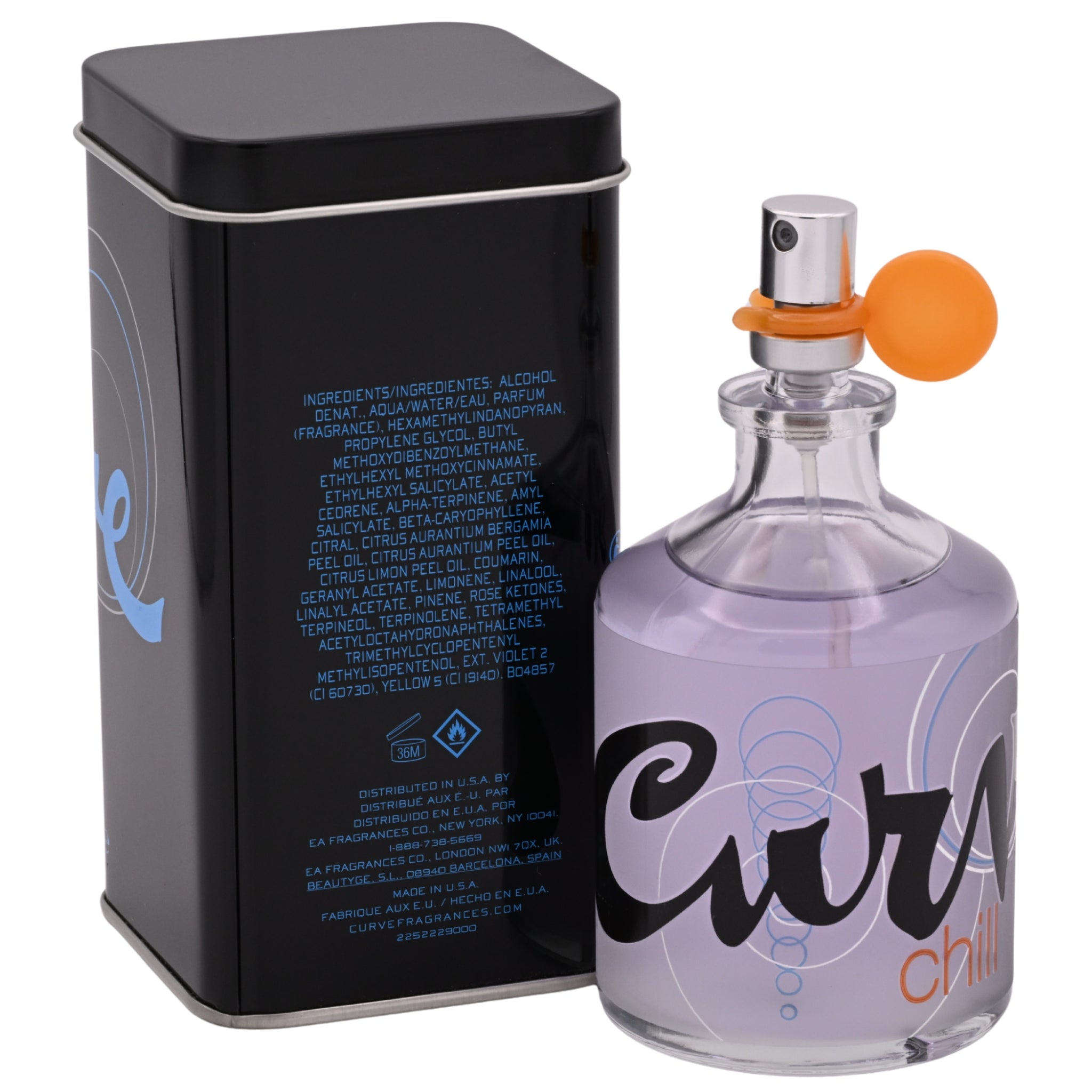 CURVE CHILL by Liz Claiborne 4.2 oz EDC For Men New in Box