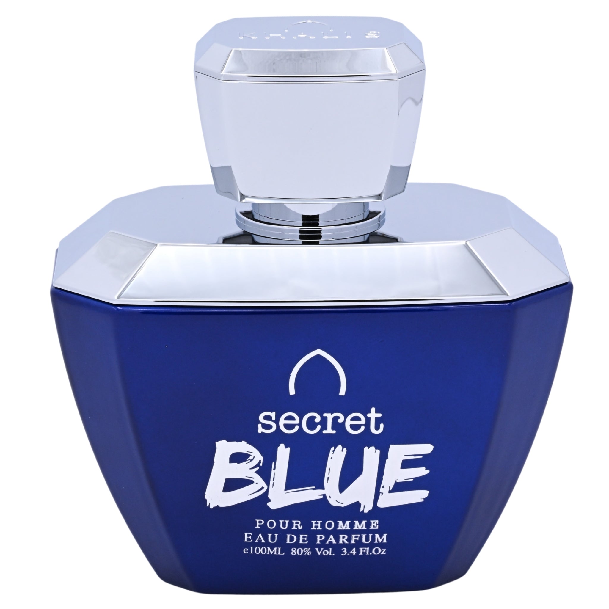 Khalis Secret Blue Luxury Collection Eau de Parfum Spray for Men 3.4 oz