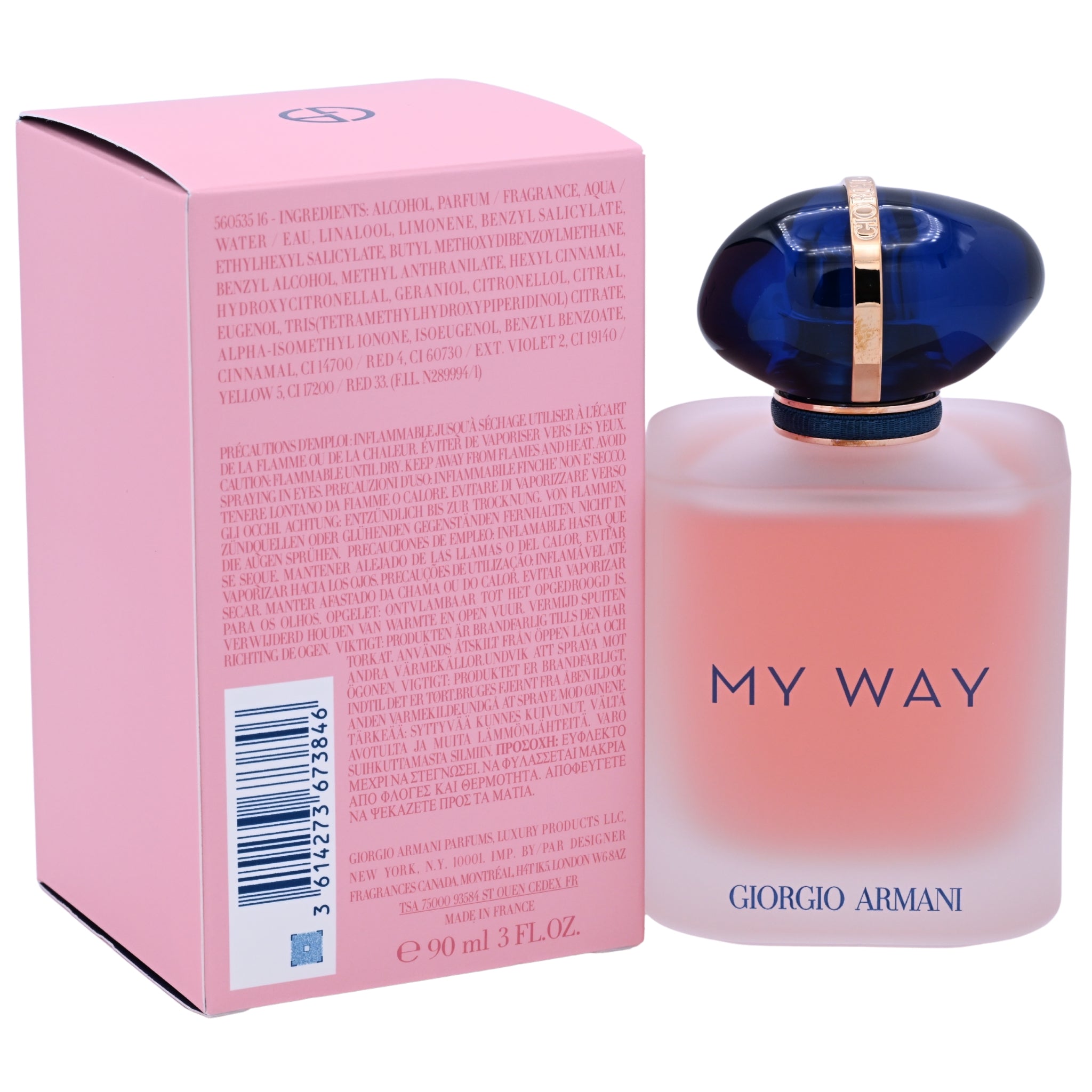 Giorgio Armani My Way Floral EDP Spray Women 3 oz 90ml Refillable New Box