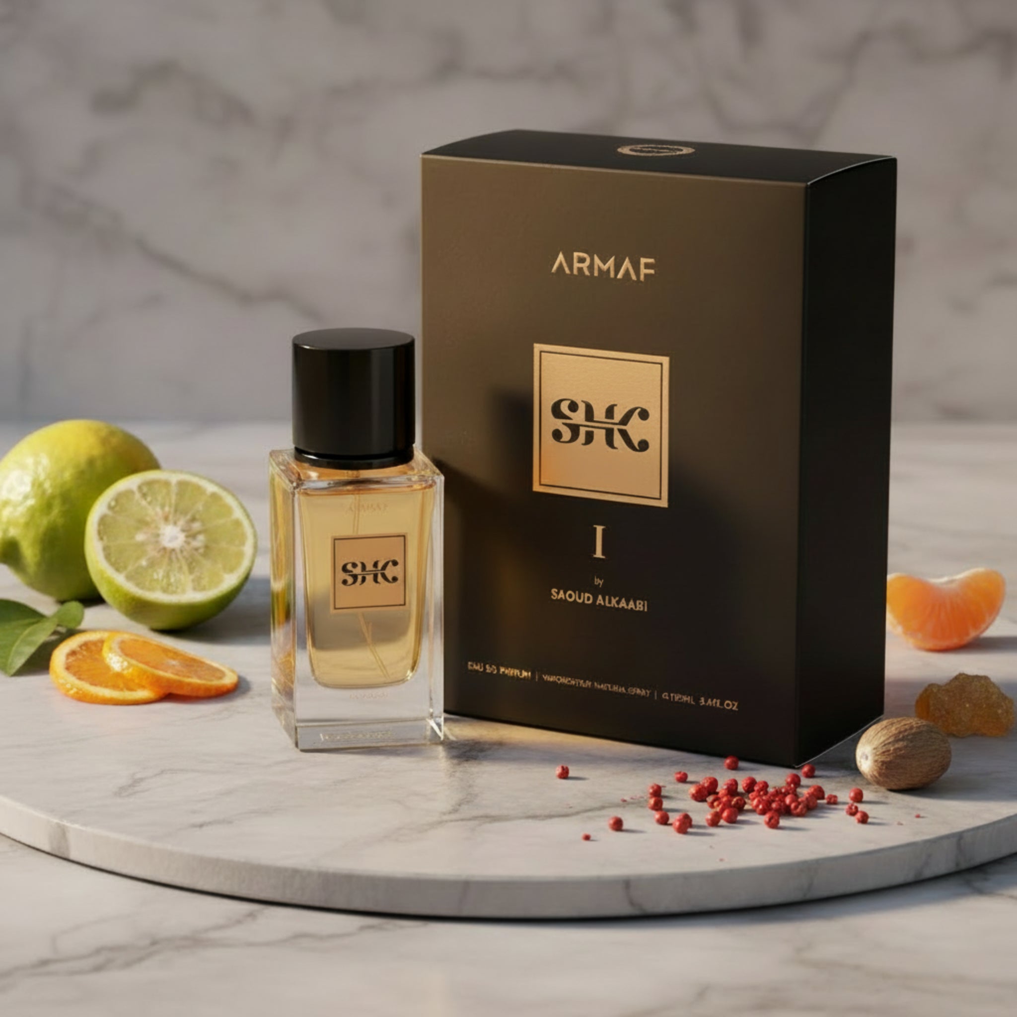 Armaf SHK I by Saoud AlKaabi Eau de Parfum Spray for Men 3.4 oz by Sterling Perfumes