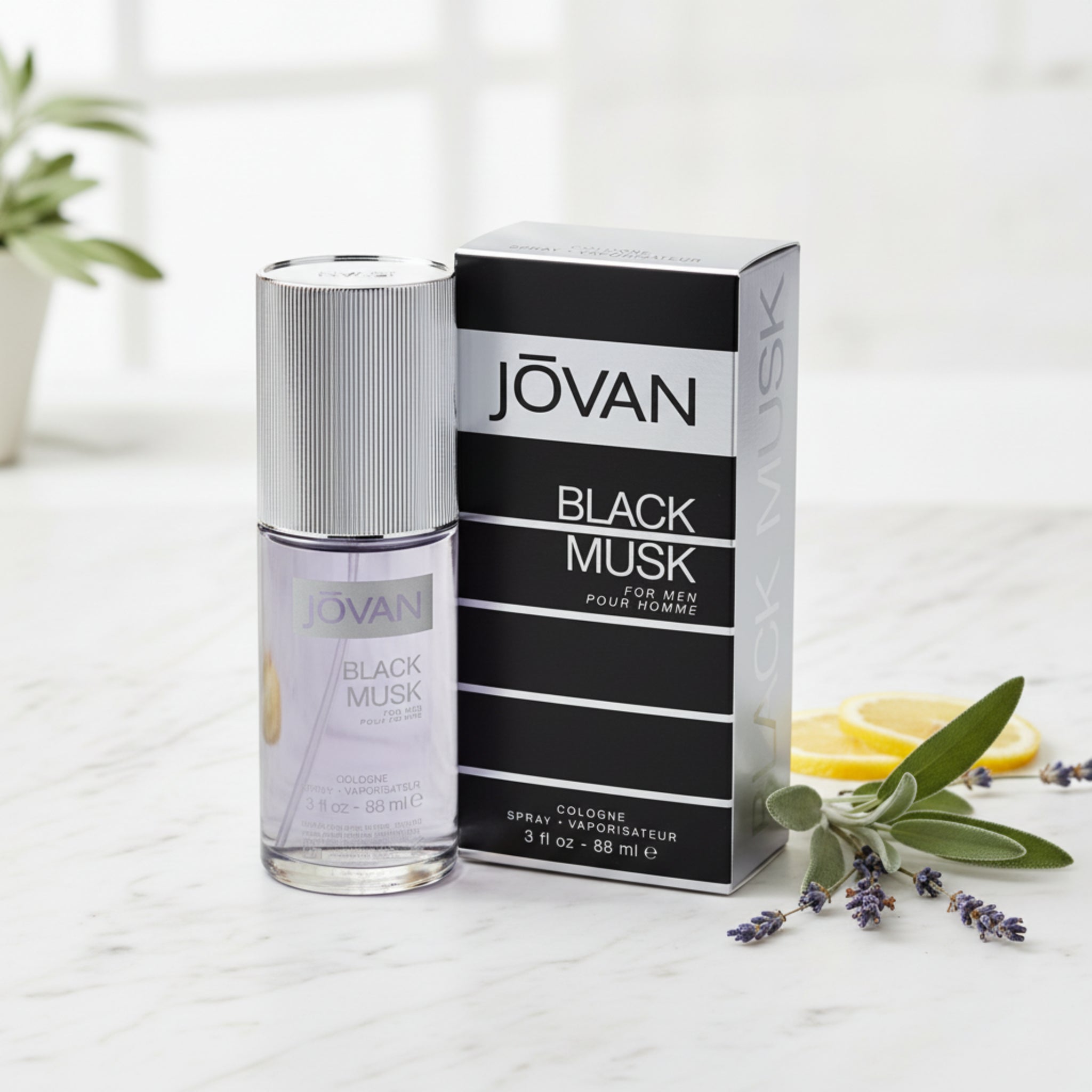 Jovan Black Musk by Jovan 3.0 oz Cologne Spray Men New in Box