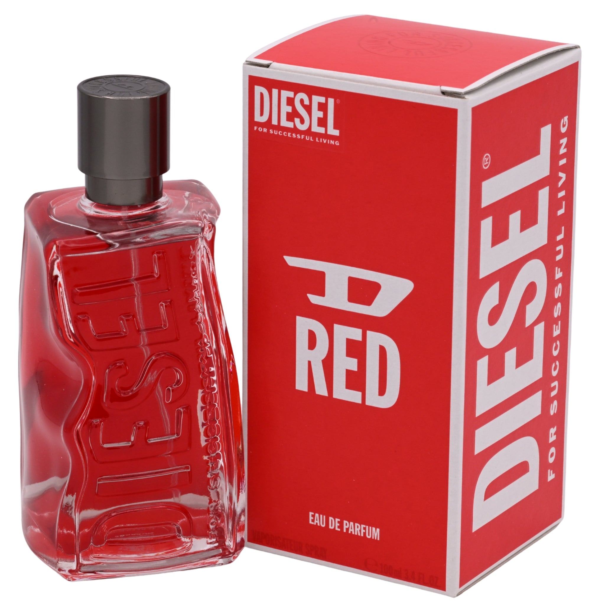 Diesel D Red Eau de Parfum (EDP) Spray for Men 3.4 oz (100 ml) by Diesel