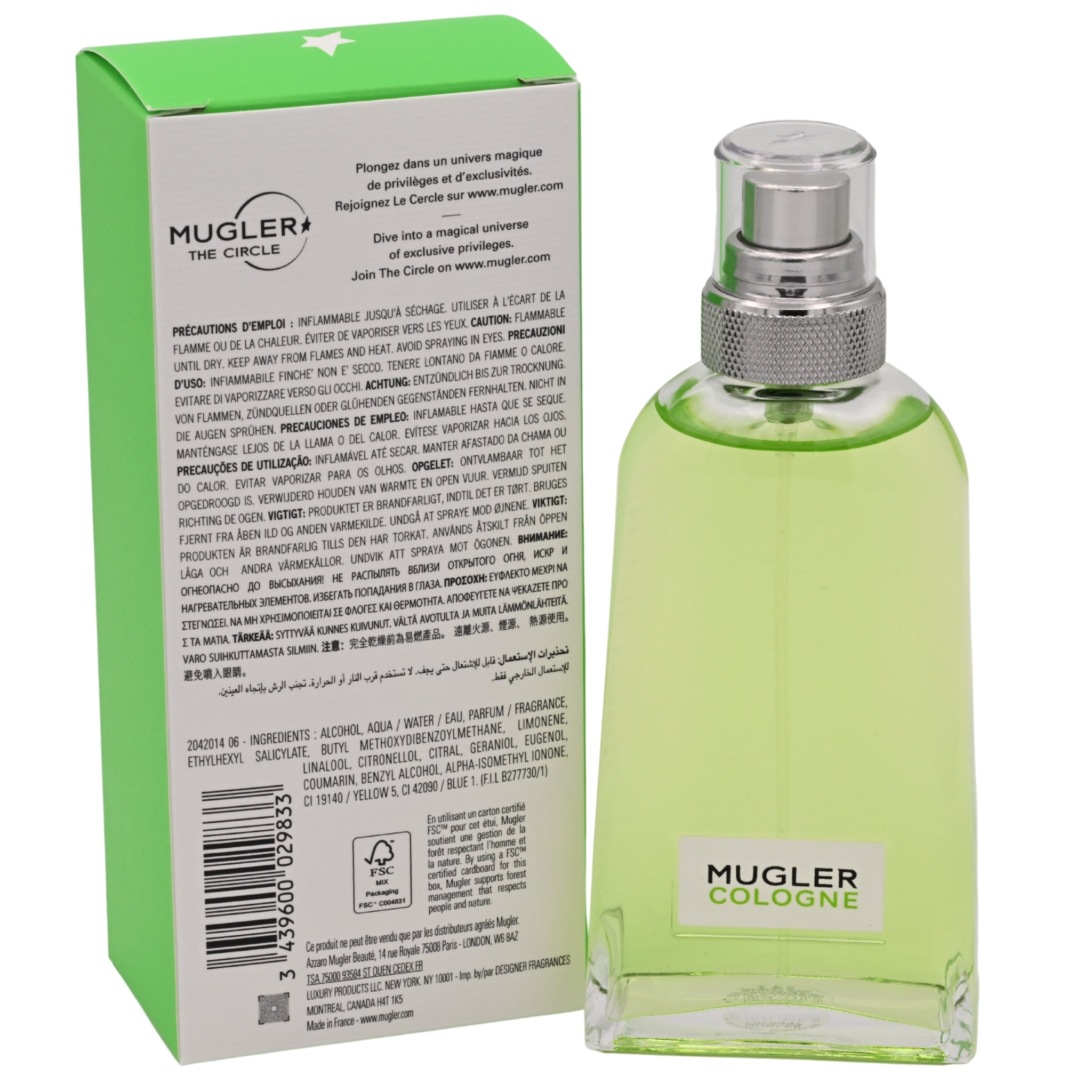 Thierry Mugler Mugler Cologne Come Together Eau de Toilette Spray Unisex 3.4 oz (100 ml) New in Box