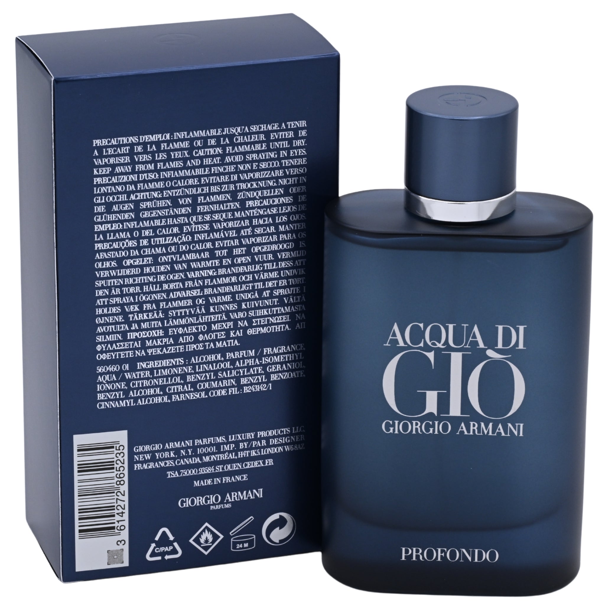 Acqua Di Gio Profondo by Giorgio Armani cologne for men EDP 4.2 oz New in Box