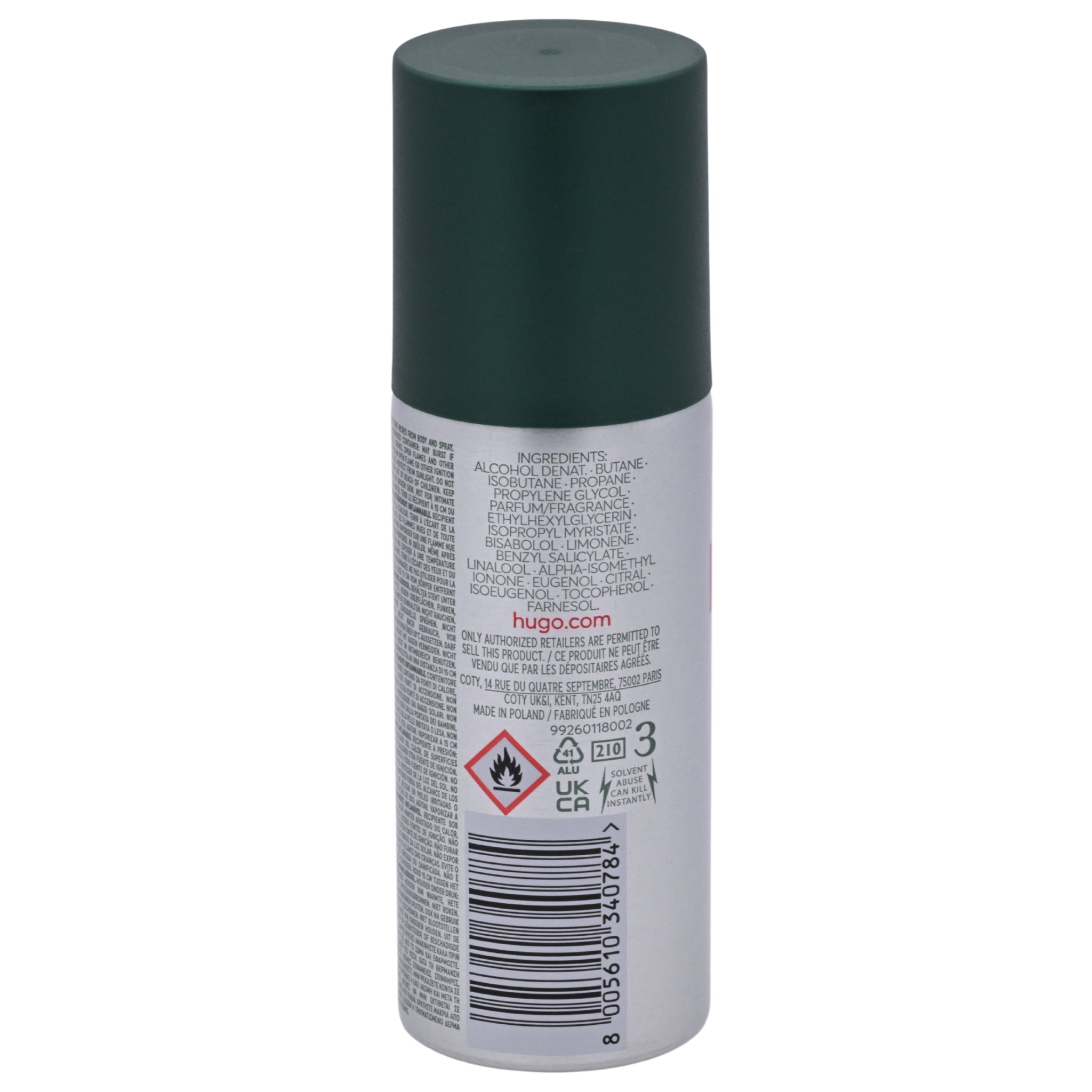 Hugo Boss Man by Hugo Deodorant Spray 3.6 oz