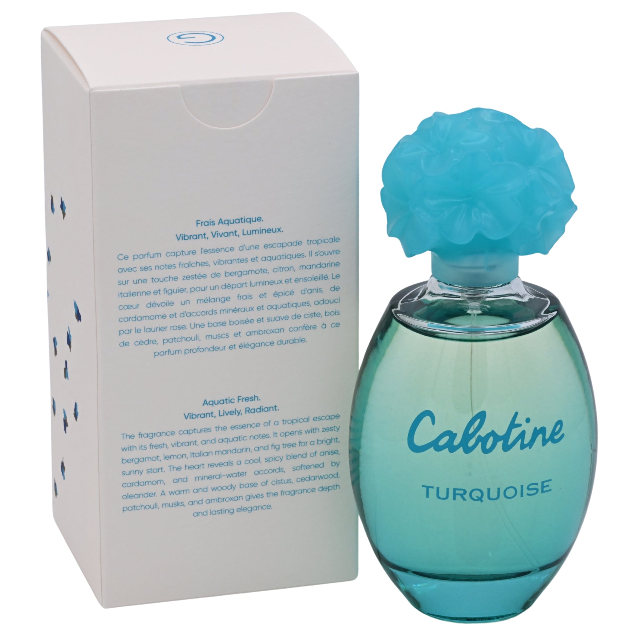 Parfums Grès Cabotine Turquoise Eau de Parfum Spray for Women 3.4 oz (100 ml) New in Box