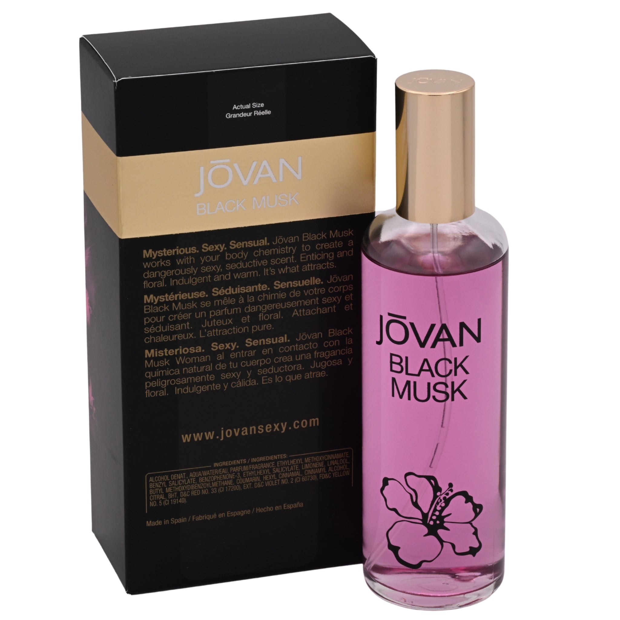 JOVAN BLACK Musk by Coty 3.25 oz EDC ForWomen New in Box