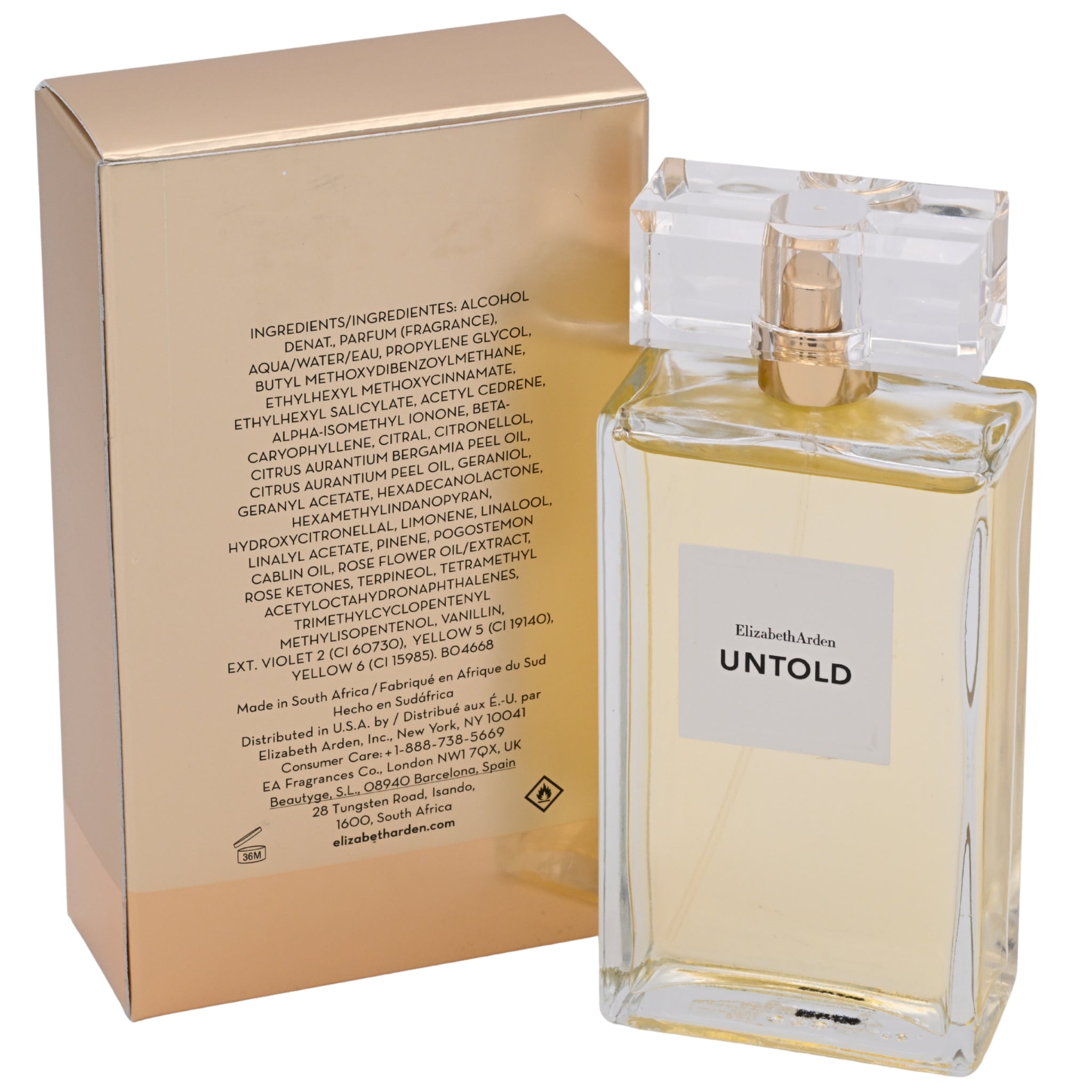 UNTOLD Elizabeth Arden perfume women 3.3 oz 3.4 edp NEW IN BOX