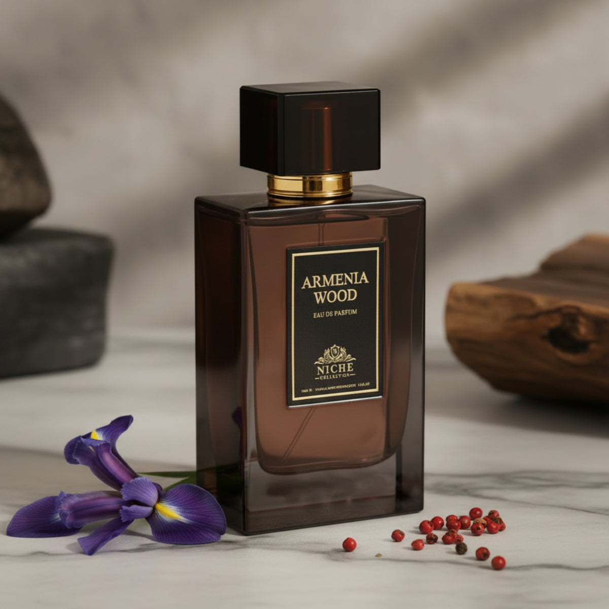 Khalis Armenia Wood Niche Collection Eau de Parfum Spray for Men 3.4 oz