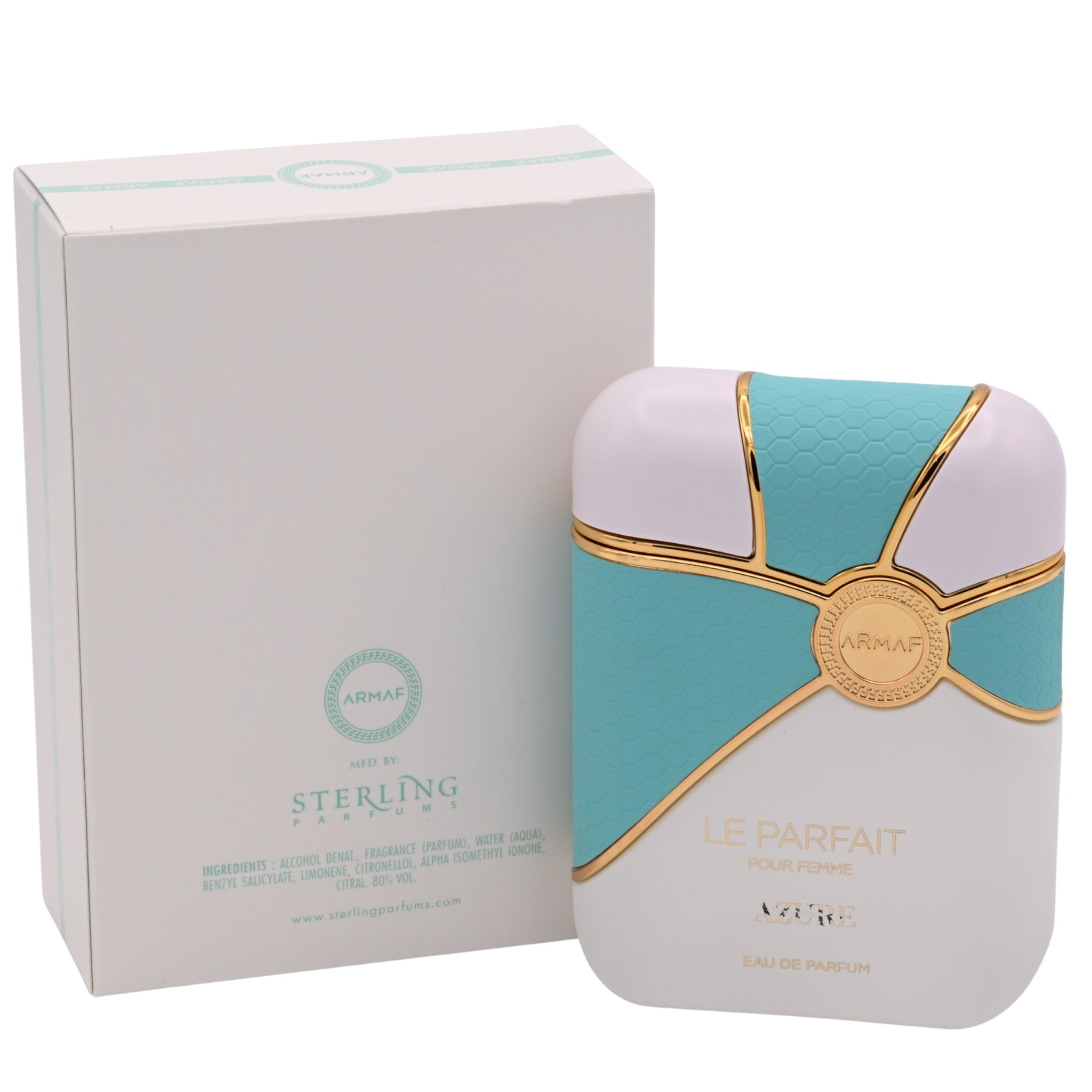Armaf Le Parfait Azure Pour Femme Eau de Parfum Spray for Women 3.4 oz (100 ml) New Retail Box