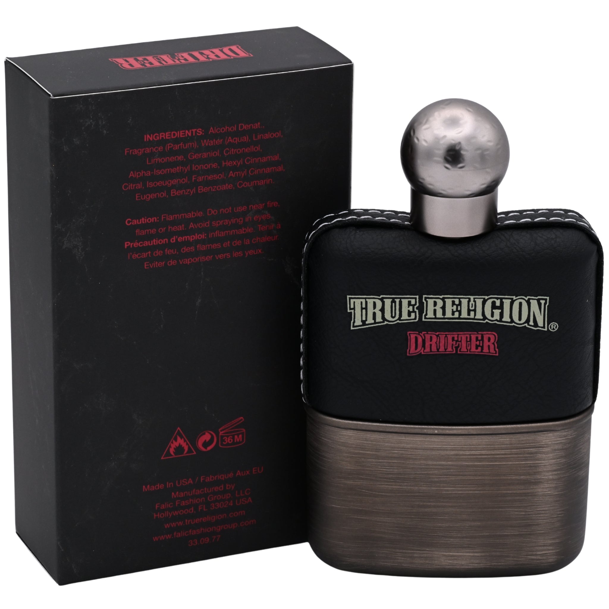 DRIFTER by TRUE RELIGION Cologne 3.4 oz for Men edt New in Box