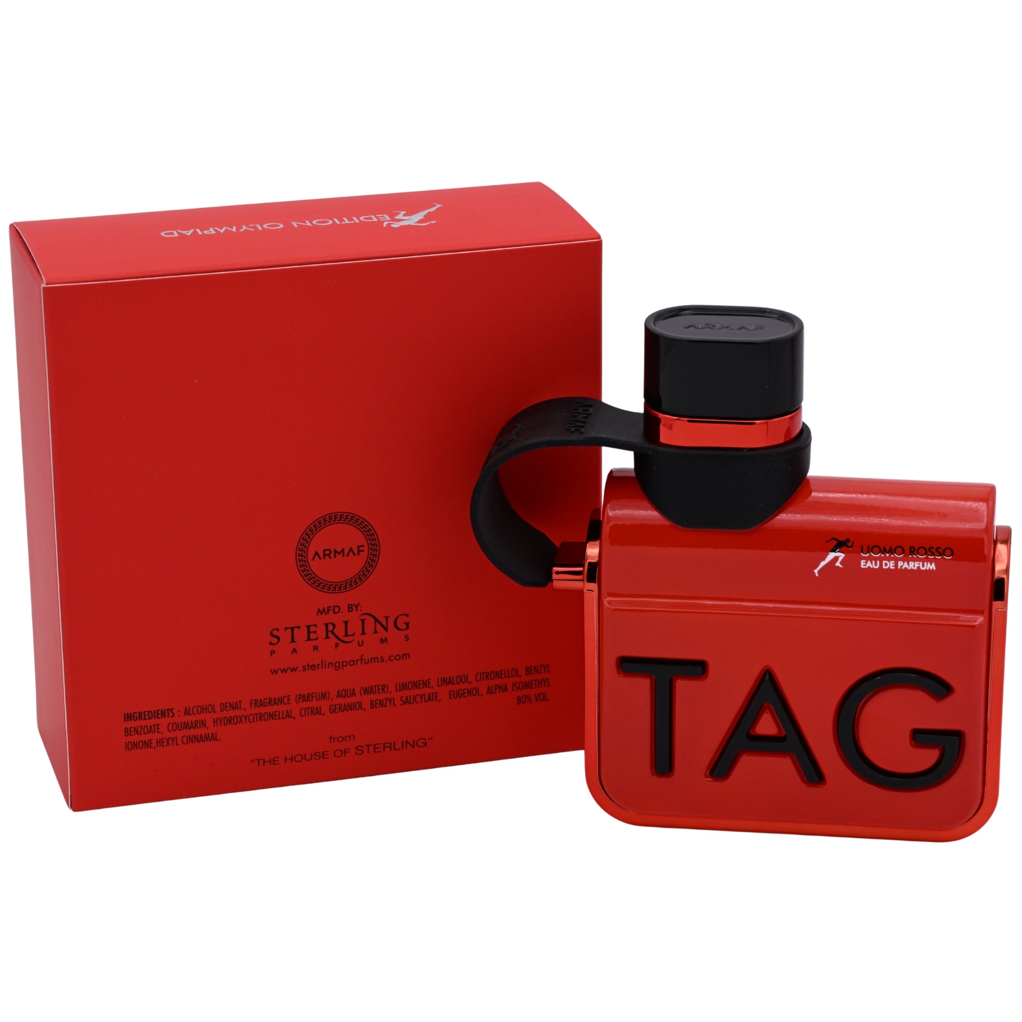 Armaf Tag Him Uomo Rosso Eau de Parfum Spray for Men 3.4 oz (100 ml) New Retail Box