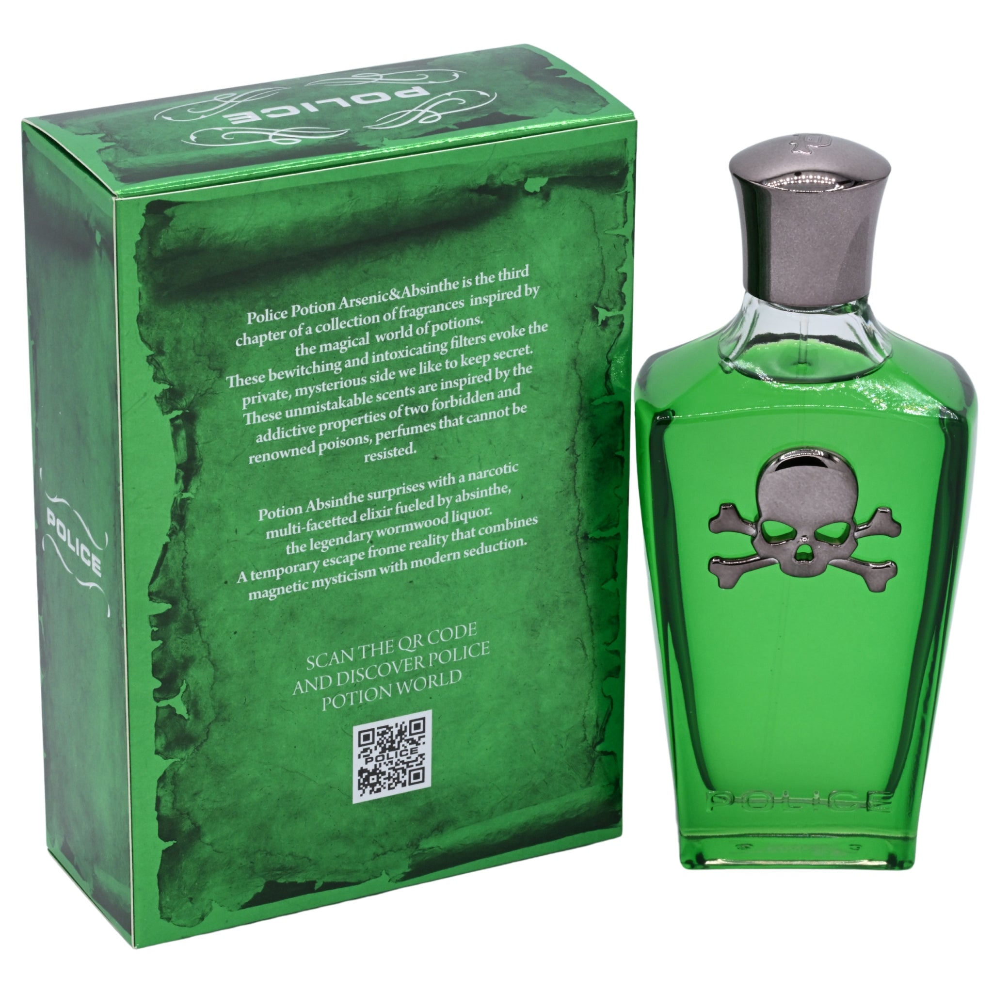 Police Potion Absinthe EDP Spray Men 3.4 oz New Box