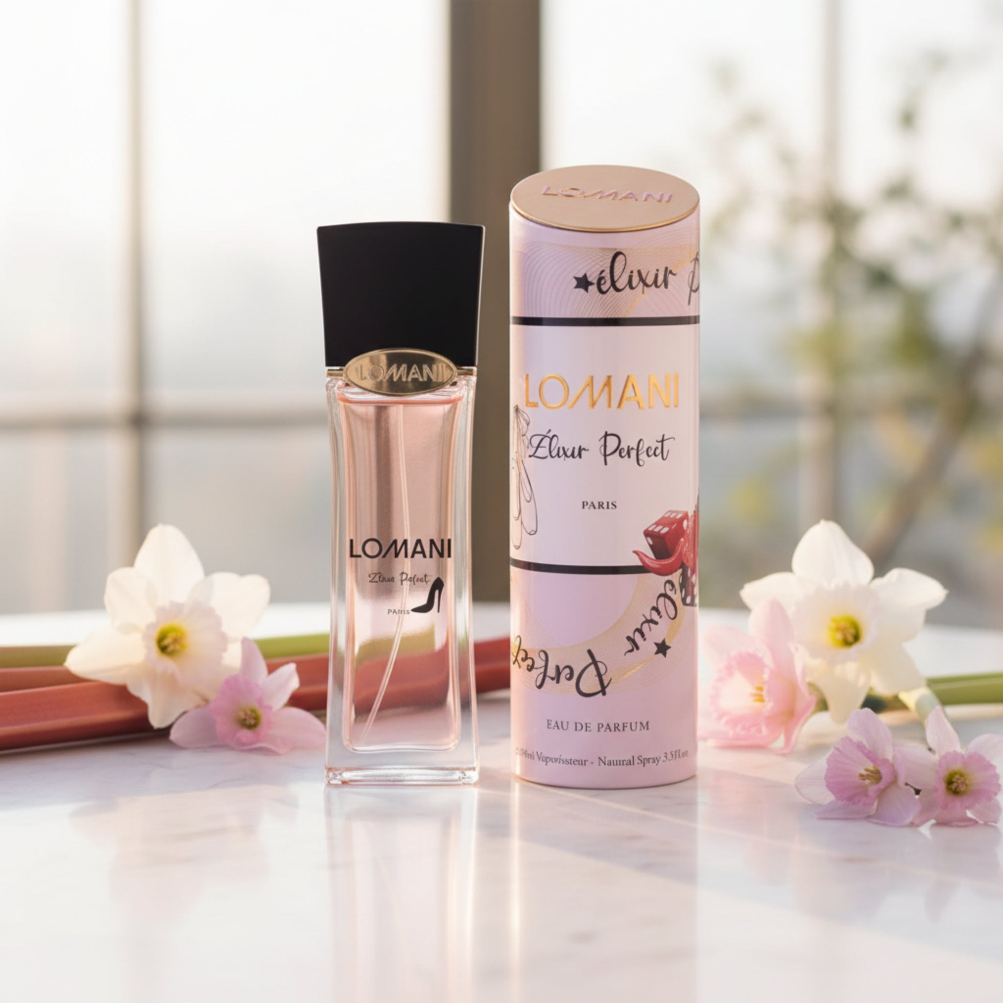 Lomani Elixir Perfect Eau de Parfum (EDP) Spray for Women 3.3 oz / 100 ml