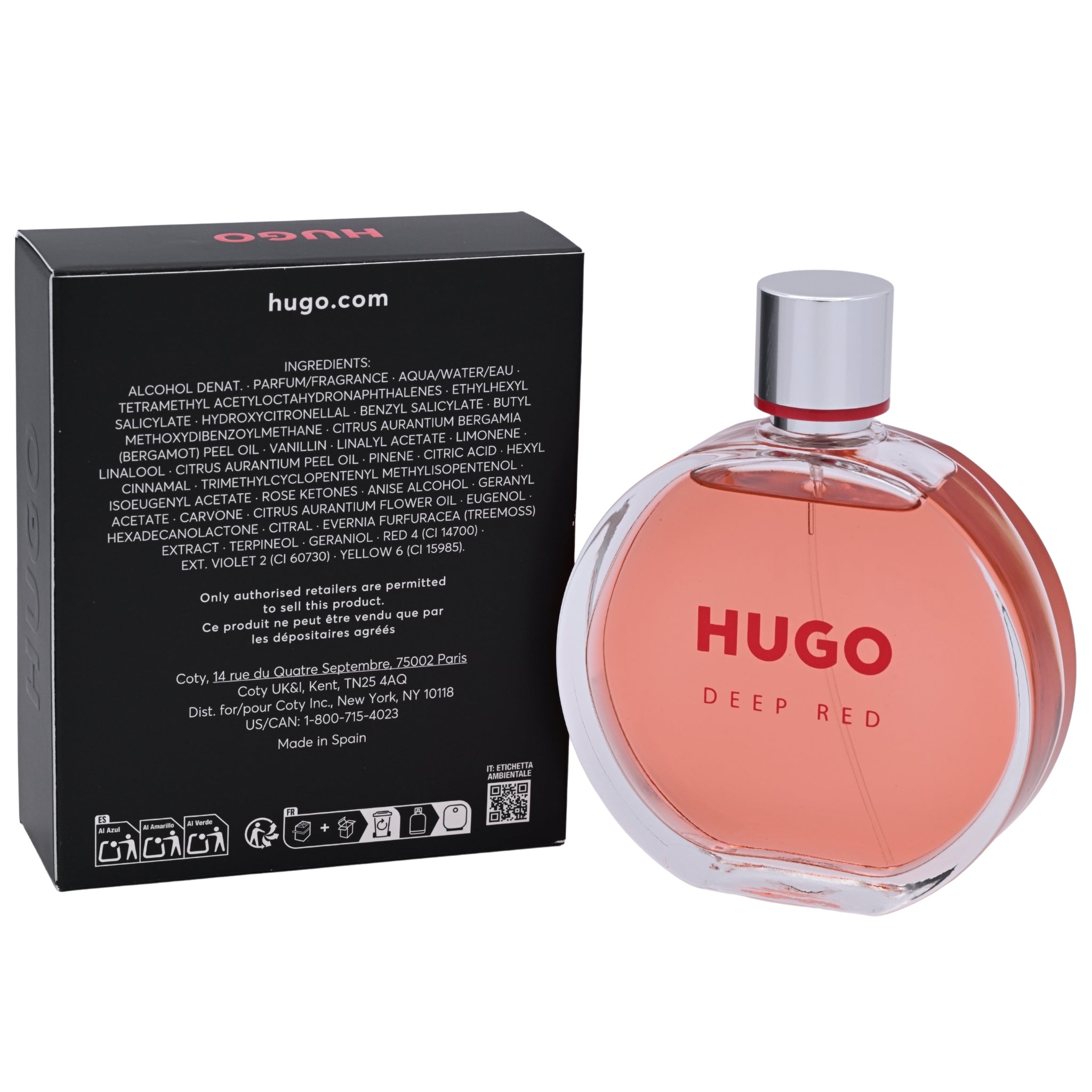 Hugo Boss Deep Red EDP Spray Women 2.5 oz 75ml New Box