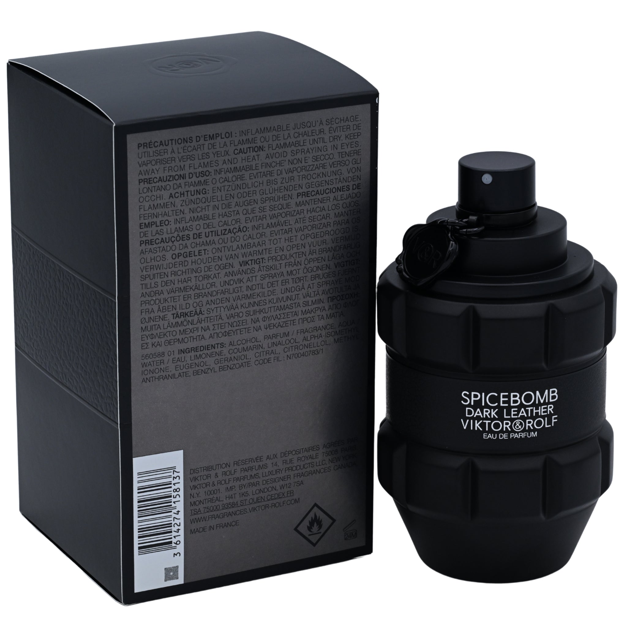 Viktor & Rolf Spicebomb Dark Leather Eau de Parfum Spray for Men 5.07 oz (150 ml)