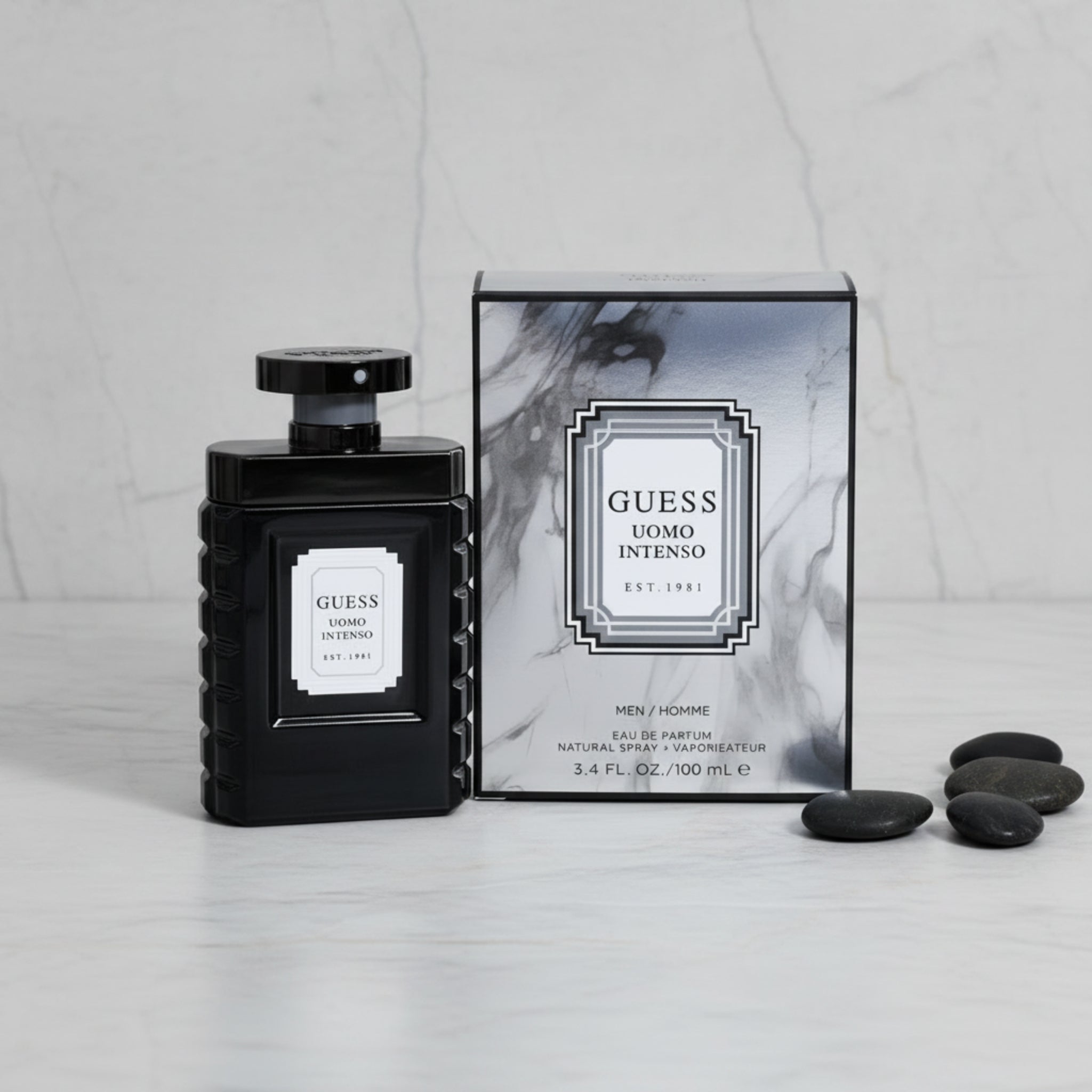 Guess Uomo Intenso Eau de Parfum Spray for Men 3.4 oz (New in Box)