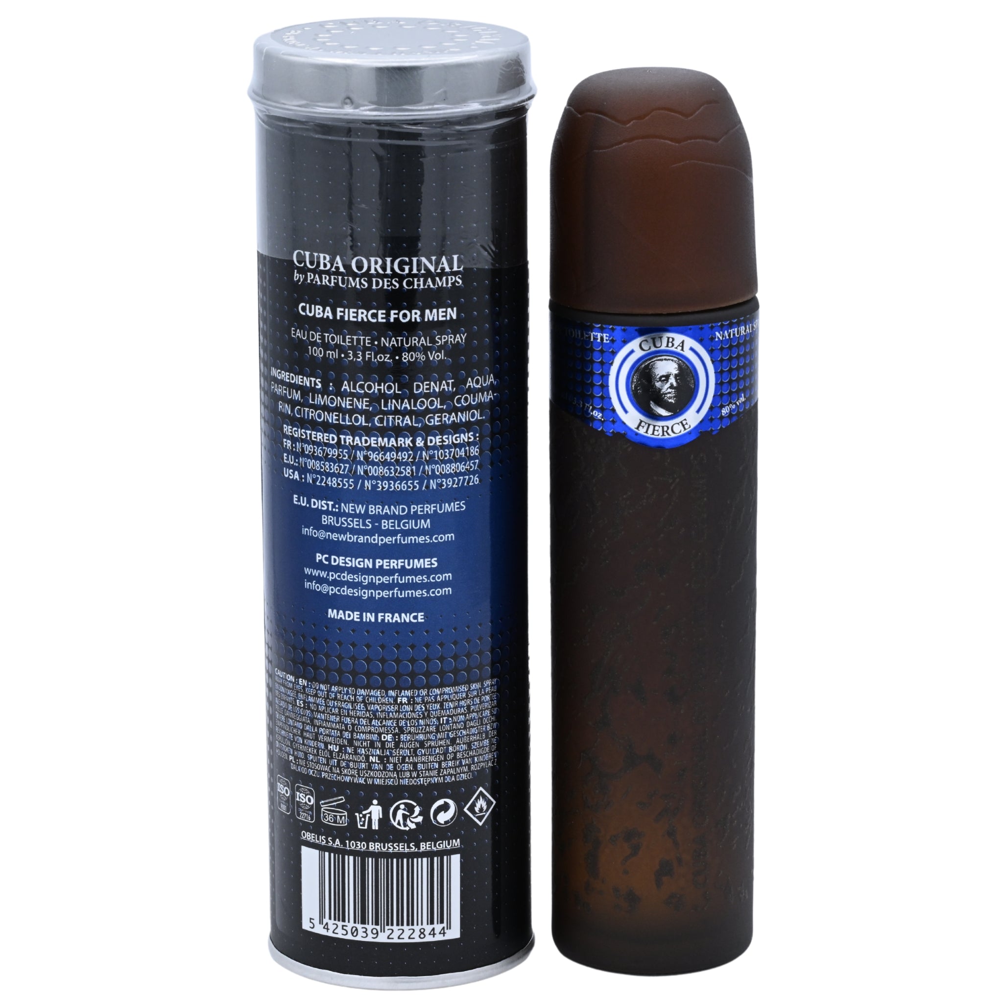 Cuba Fierce Eau de Toilette Spray for Men, 3.3 fl oz (100 ml) by Cuba