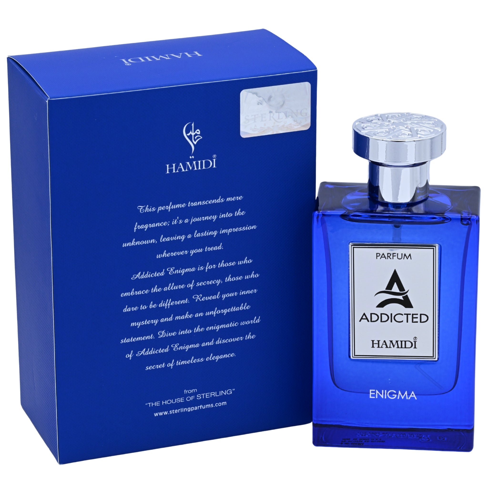 Hamidi Addicted Enigma Eau de Parfum Spray for Men 4 oz New Retail Box