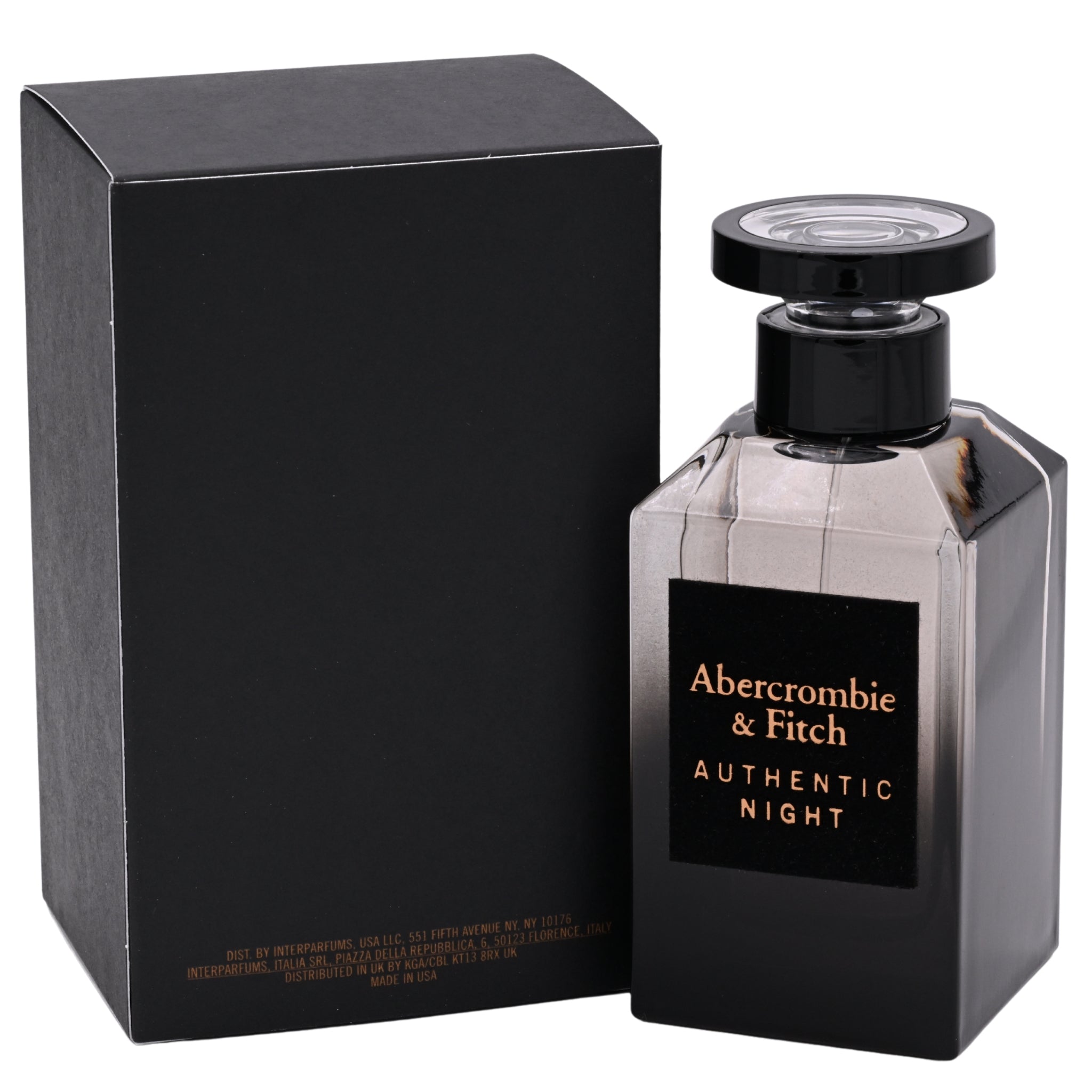 Authentic Night by Abercrombie & Fitch cologne men EDT 3.3 / 3.4 oz New In Box