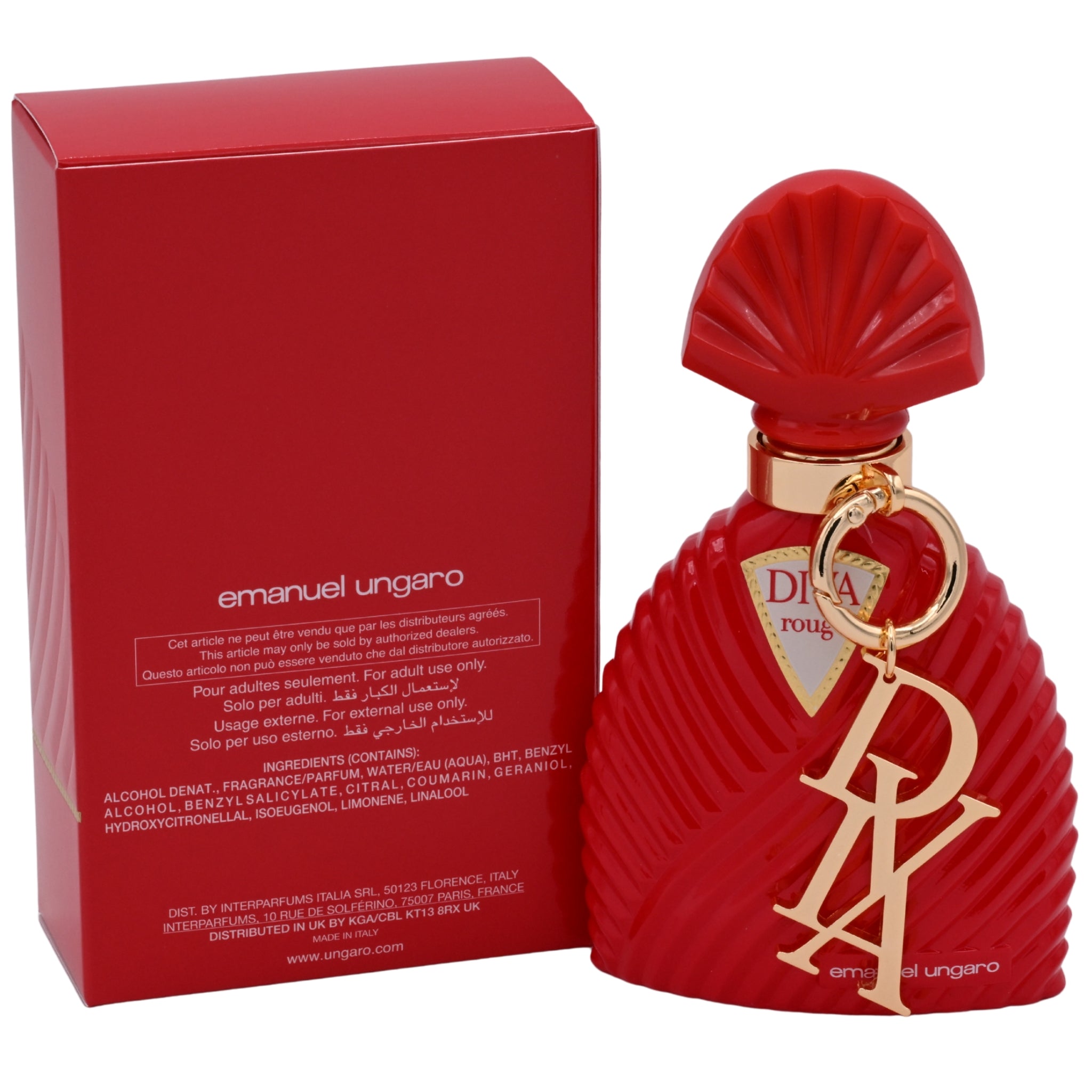 Emanuel Ungaro Diva Rouge Eau de Parfum Spray for Women 1.7 oz (50 ml)