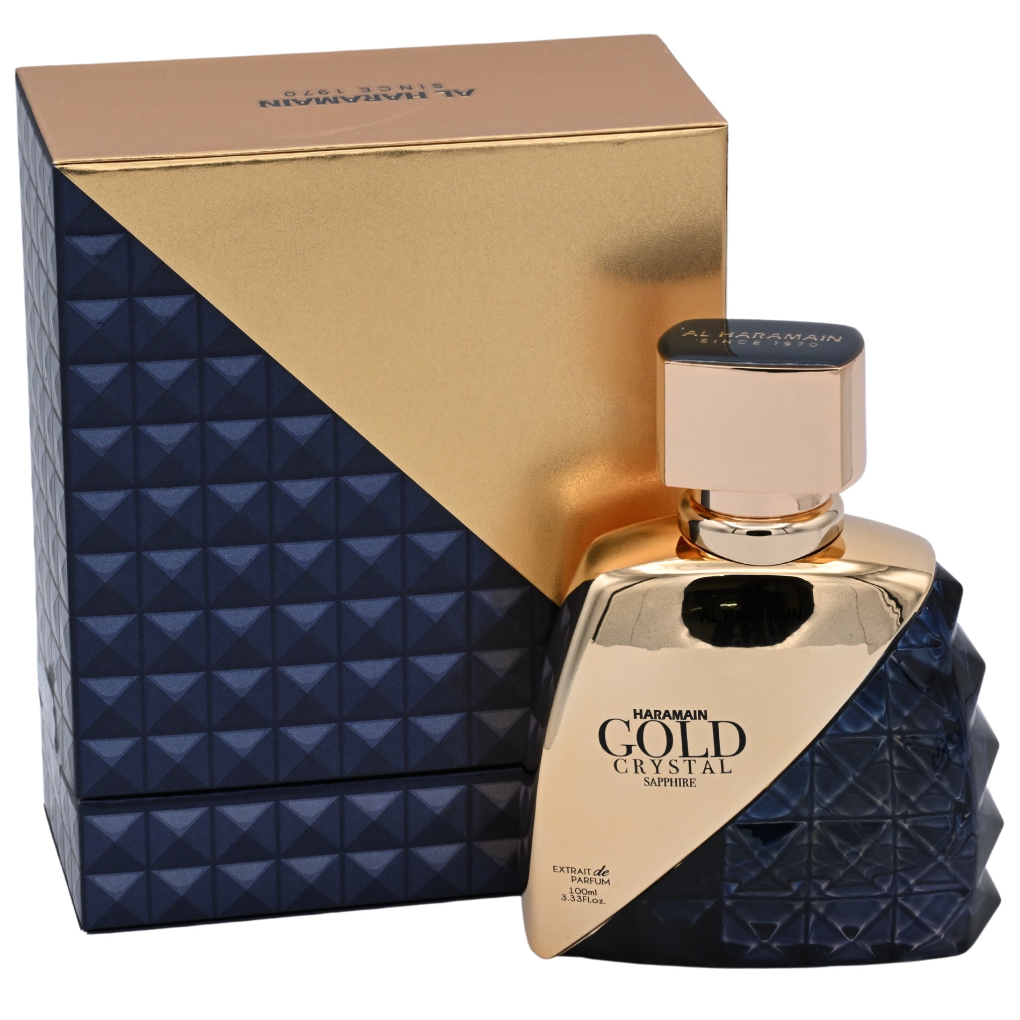 Al Haramain Gold Crystal Sapphire Eau de Parfum (EDP) Unisex Spray 3.3 oz
