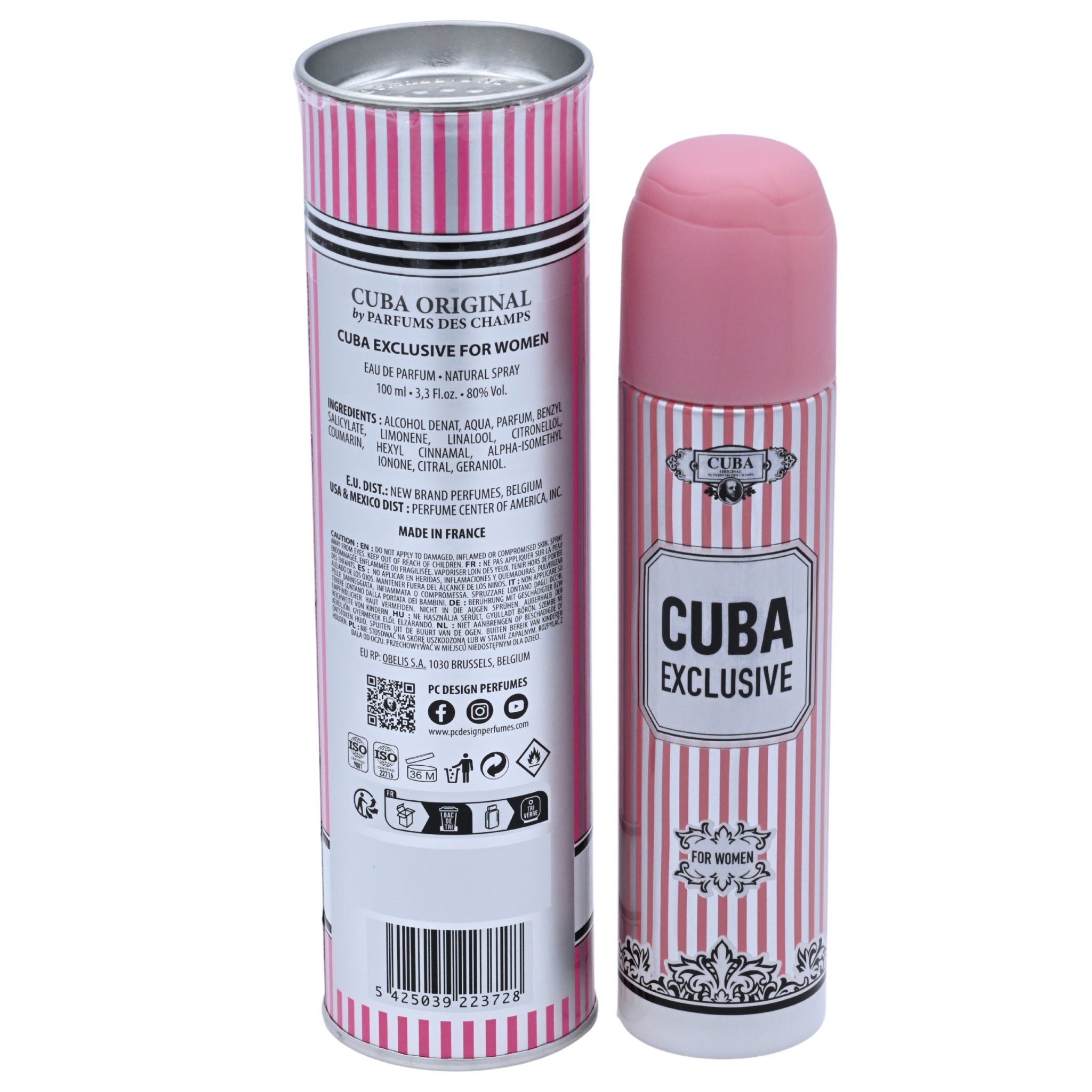 Cuba Cuba Exclusive Eau de Parfum Spray for Women 3.3 oz New in Can