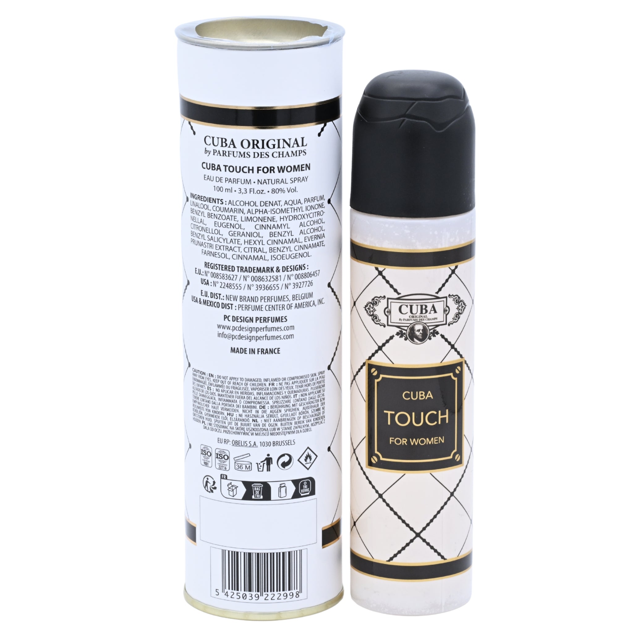 Cuba Touch by Cuba Eau de Parfum Spray for Women 3.3 oz (100 ml) - Cuba Paris