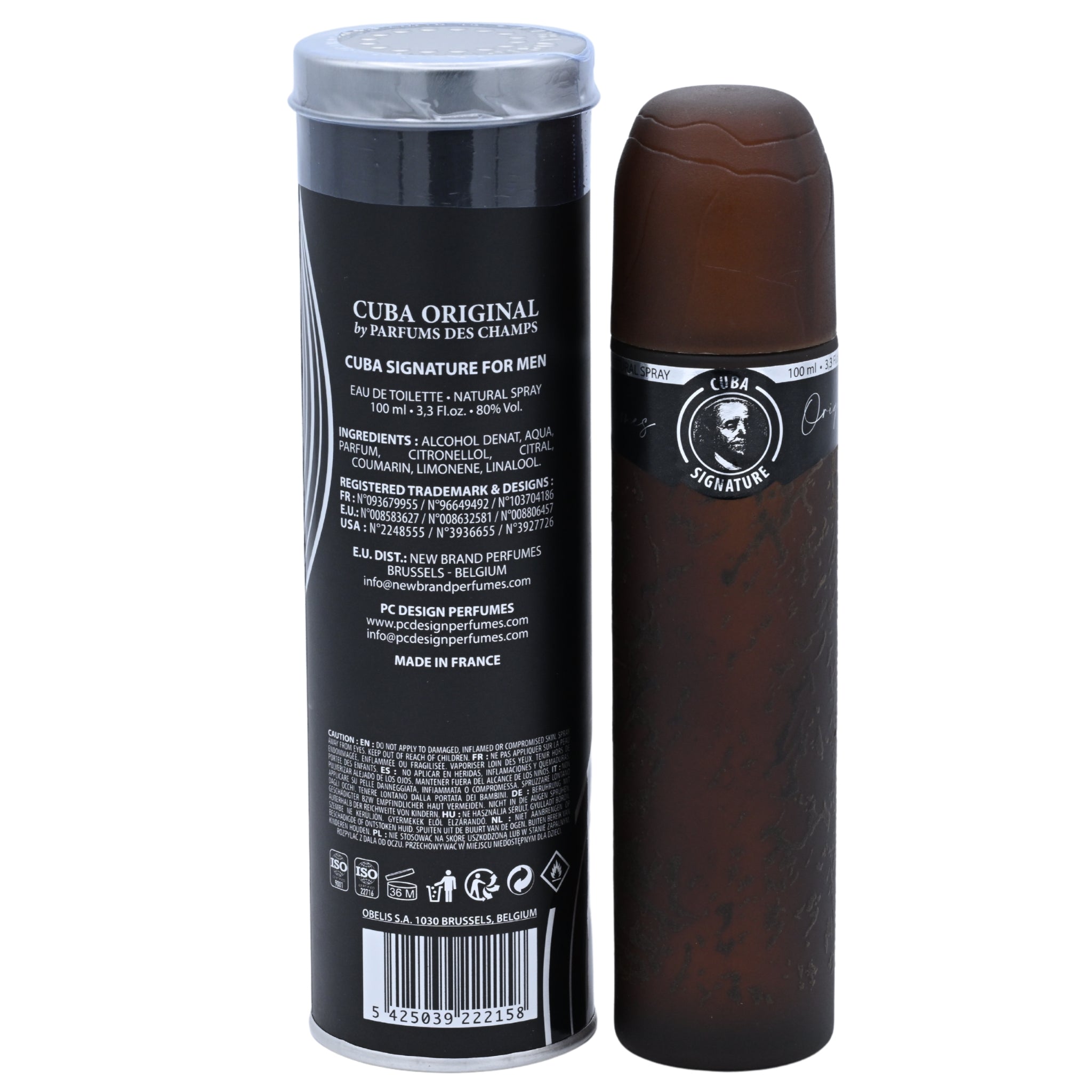 Cuba Signature by Cuba Eau de Toilette (EDT) Spray for Men 3.3 oz (New in Can)