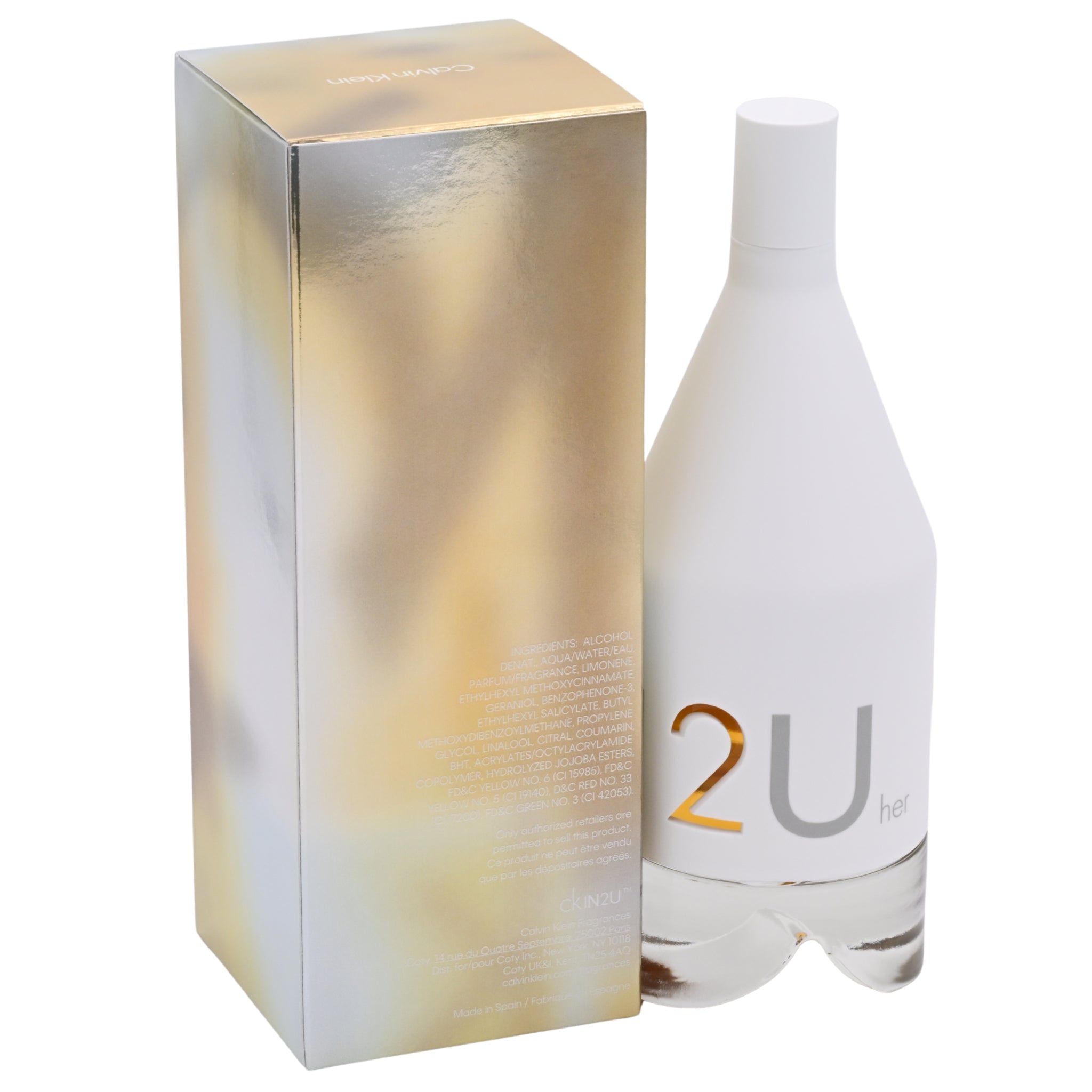 CK IN2U HER by Calvin Klein 5 / 5.0 oz EDT Perfume For Women NEW IN BOX