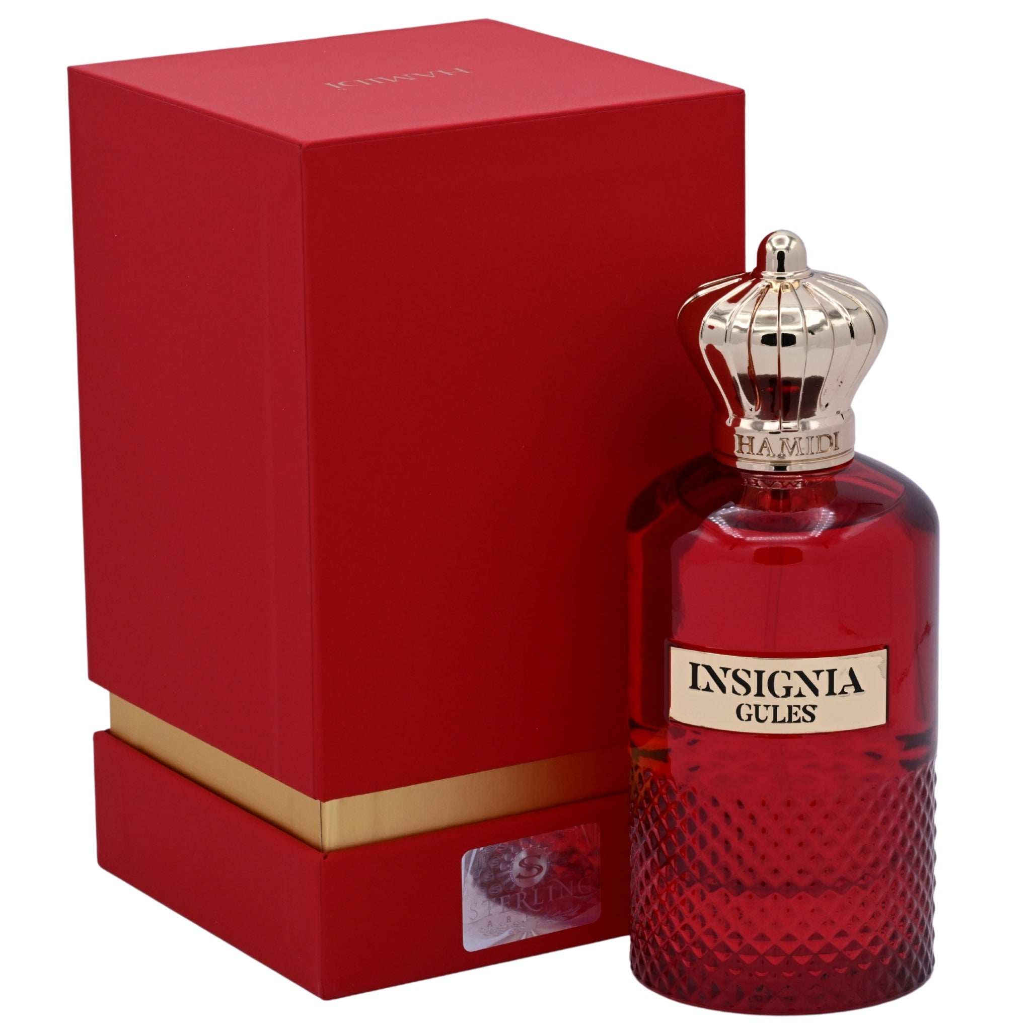Hamidi Insignia Gules Eau de Parfum Spray for Men 3.6 oz (105 mL) New Retail Box