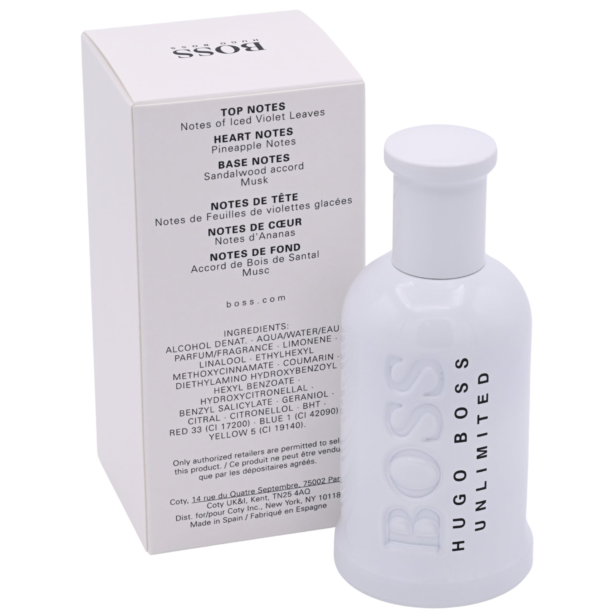 BOSS # 6 UNLIMITED by HUGO BOSS Cologne EDT Men 3.3 / 3.4 oz NO SIX NEW IN BOX